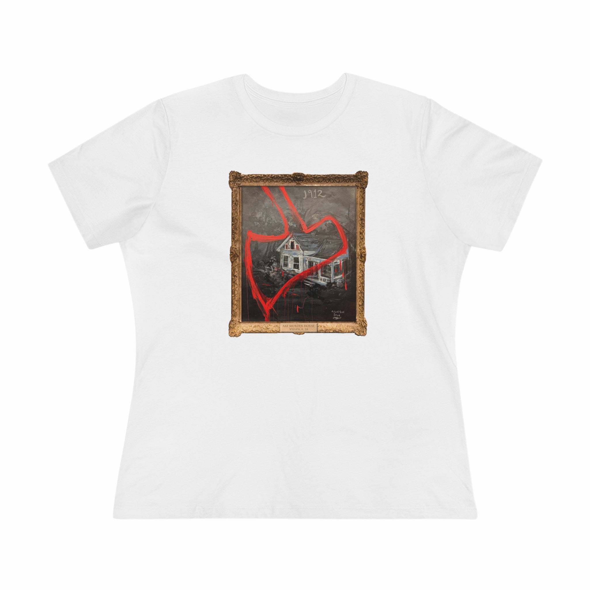 Scared & Alone Richard-Lael Lillard's "Villisca" Women's Premium Gallery Tee