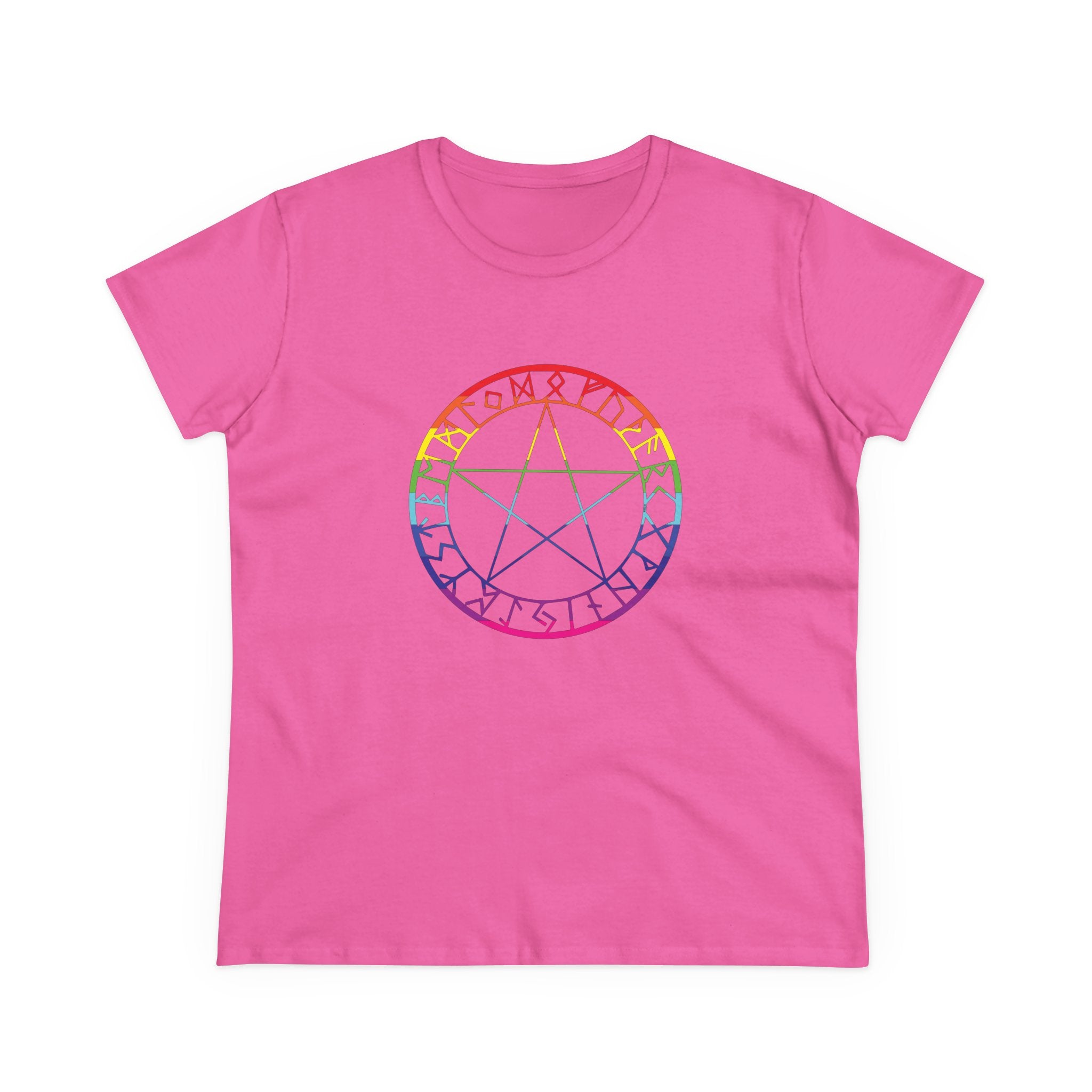 Spellcaster Women's Easy Tee - Rainbow Witch