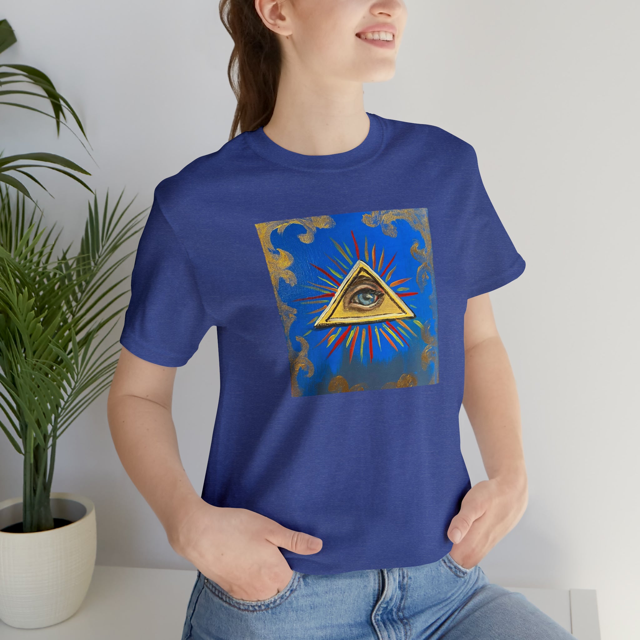 Scared & Alone Richard Lael's "All-Seeing Eye" Unisex Gallery Tee