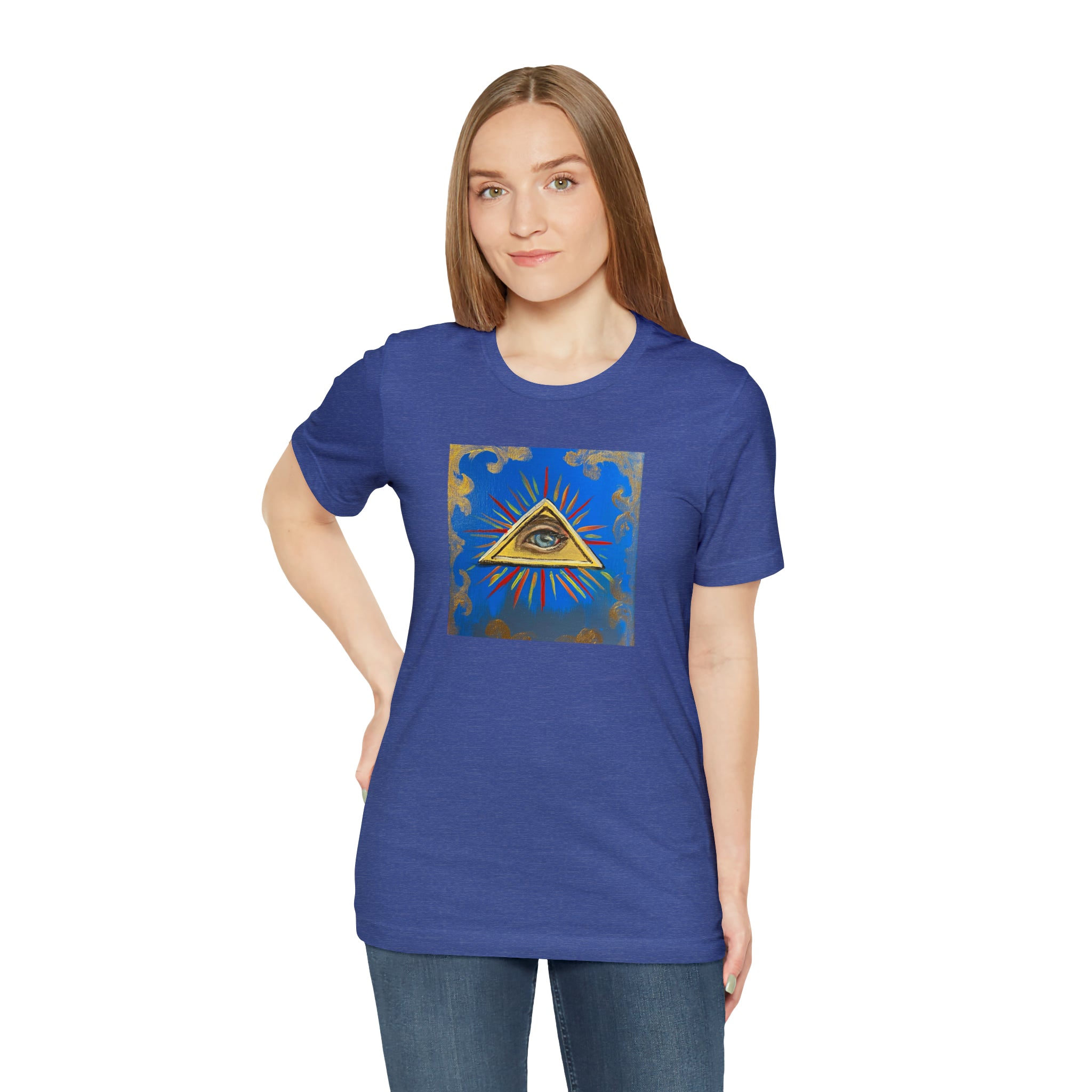 Scared & Alone Richard Lael's "All-Seeing Eye" Unisex Gallery Tee