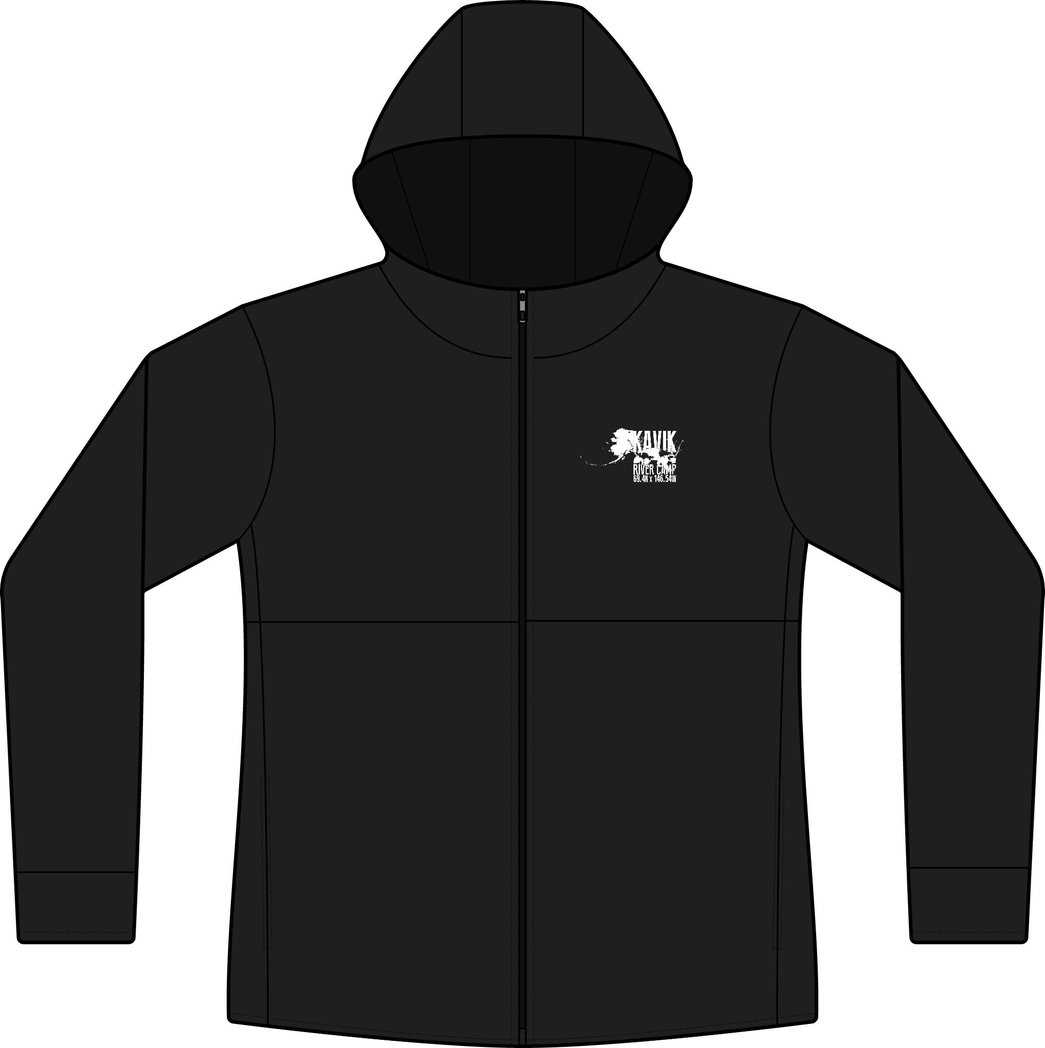 Kavik River Camp Logo Women's Hooded Soft Shell Jacket