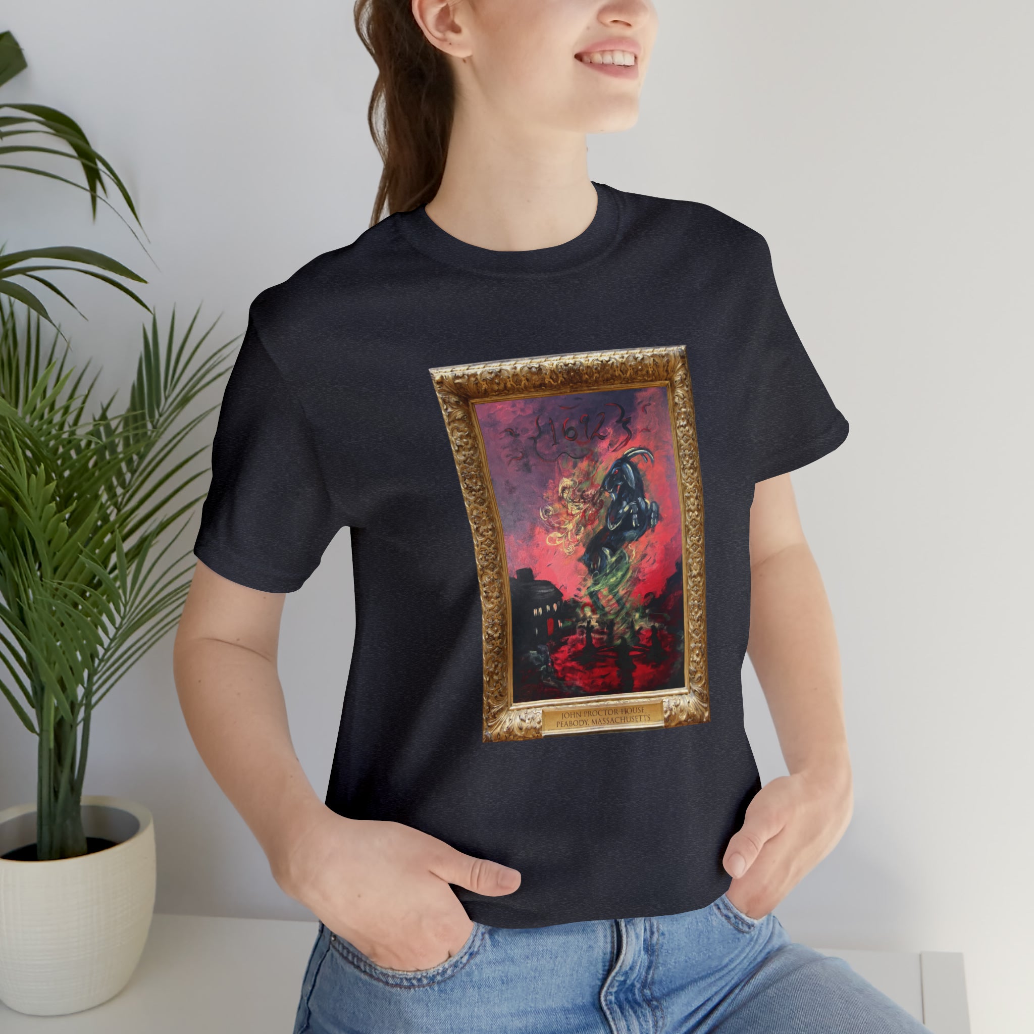 Scared & Alone Richard-Lael's "Proctor House" Unisex Gallery Tee (Single Image)