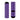 University Magickus "Double Dragon" Cushioned Crew Socks in Purple/White