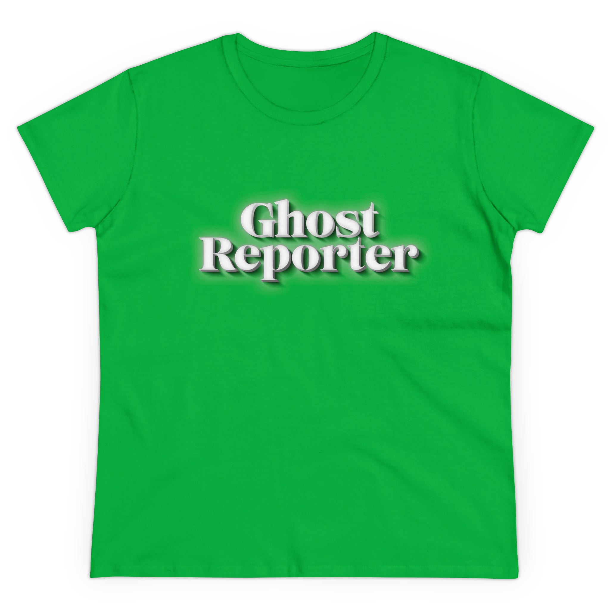 Ghost Report "Ghost Reporter" Women's Daily Cotton Tee