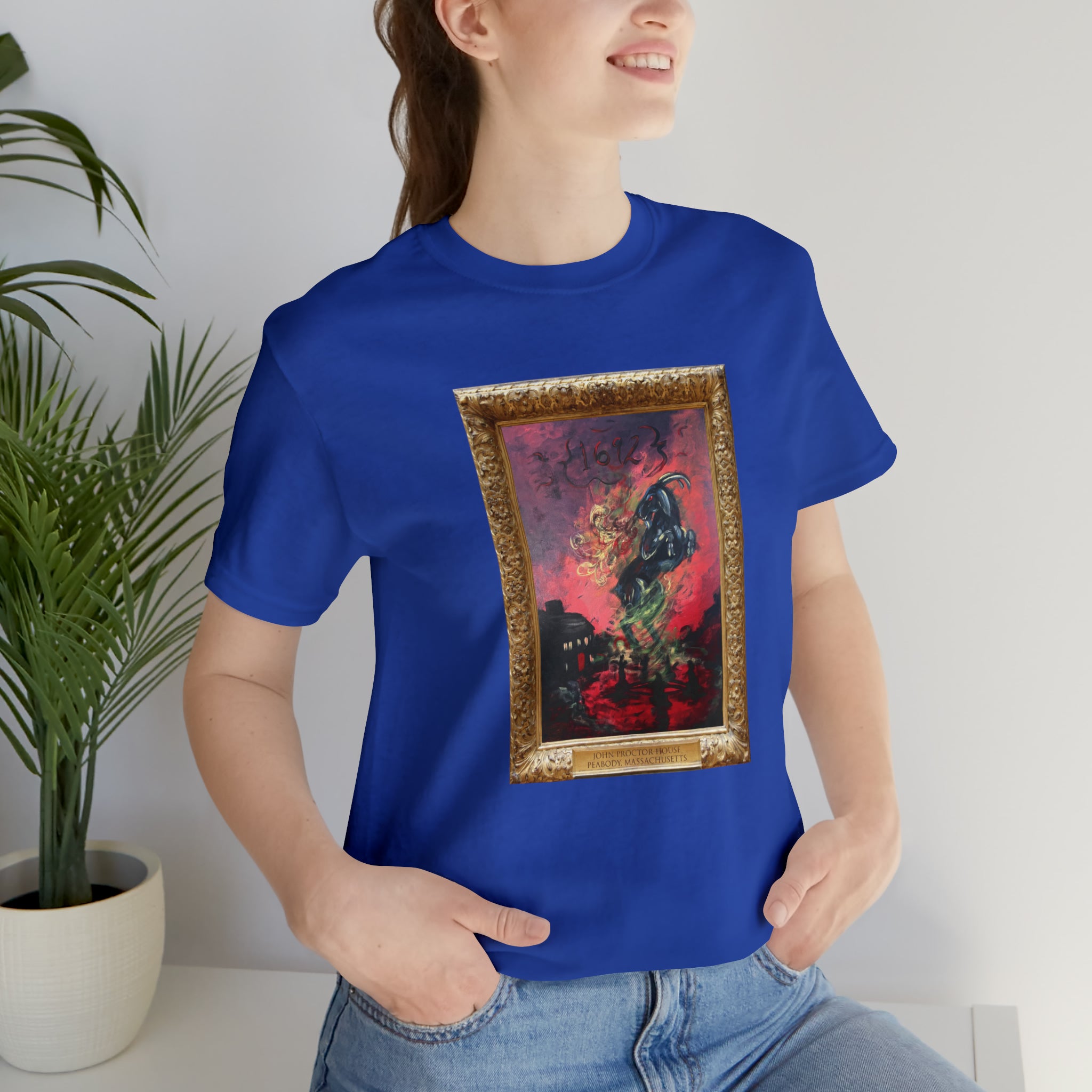 Scared & Alone Richard-Lael's "Proctor House" Unisex Gallery Tee (Single Image)