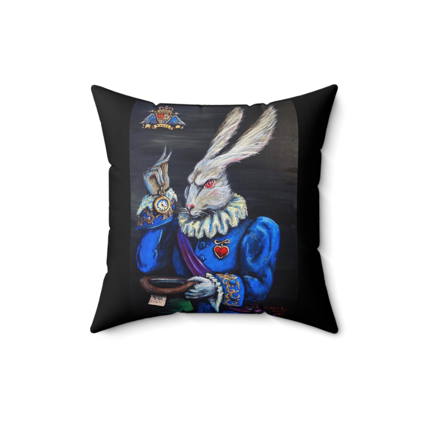 Scared & Alone Richard-Lael Lillard's "It's Late" Square Gallery Pillow