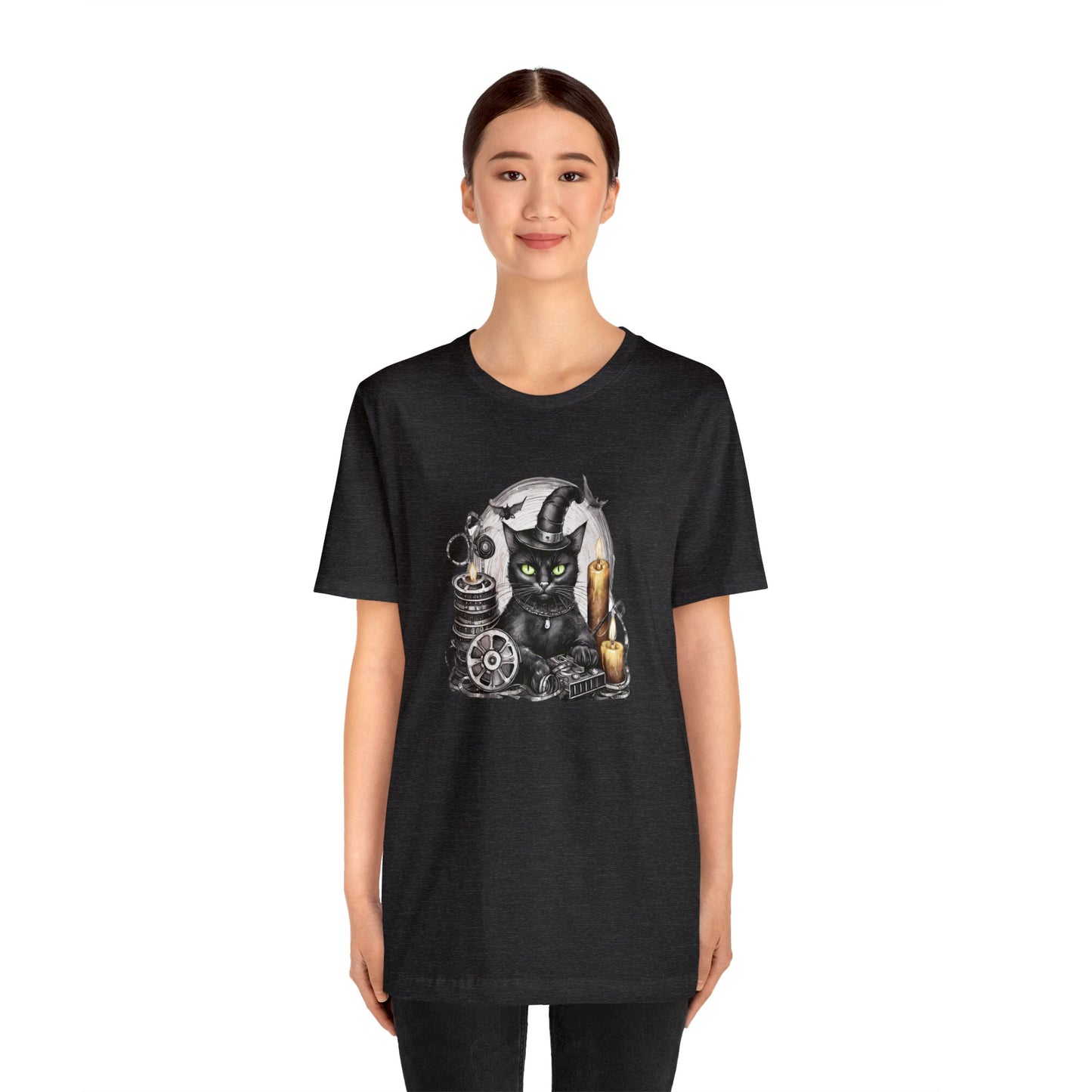The Witch's Movie Coven Black Cat Magick Unisex Jersey Short Sleeve Tee