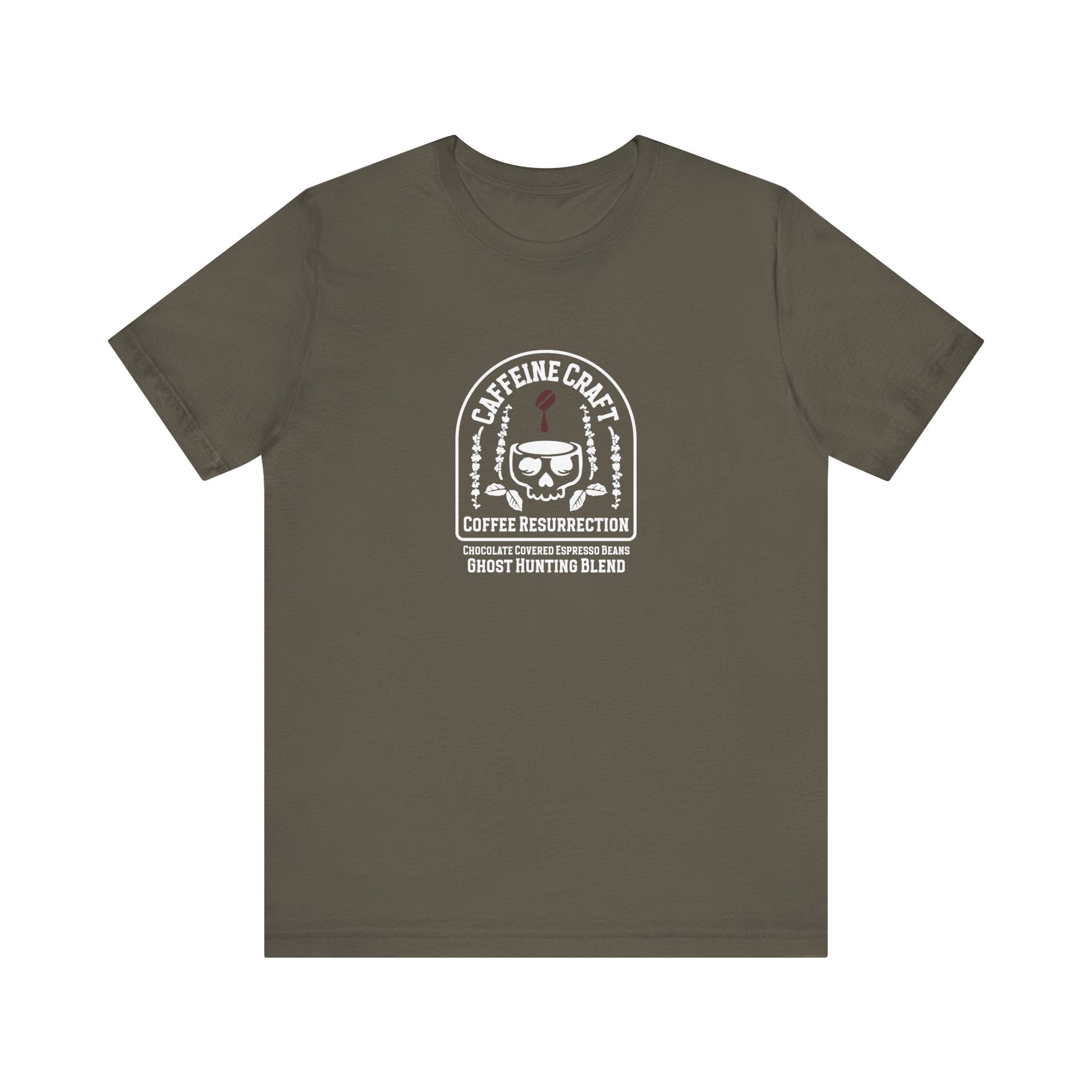 Caffeine Craft Coffee Resurrection Brand Unisex Jersey Tee