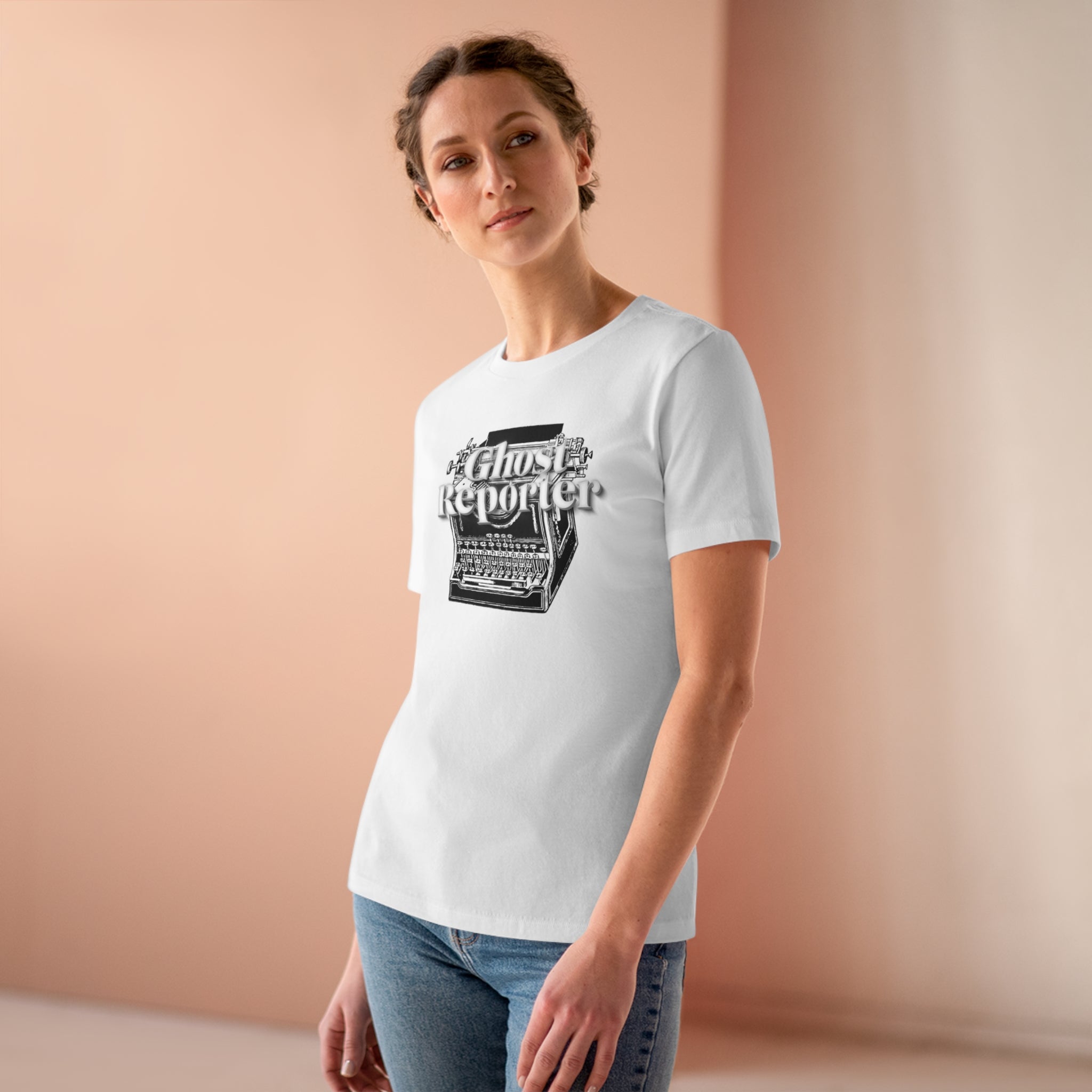 Ghost Report "Ghost Reporter" Women's Premium Tee