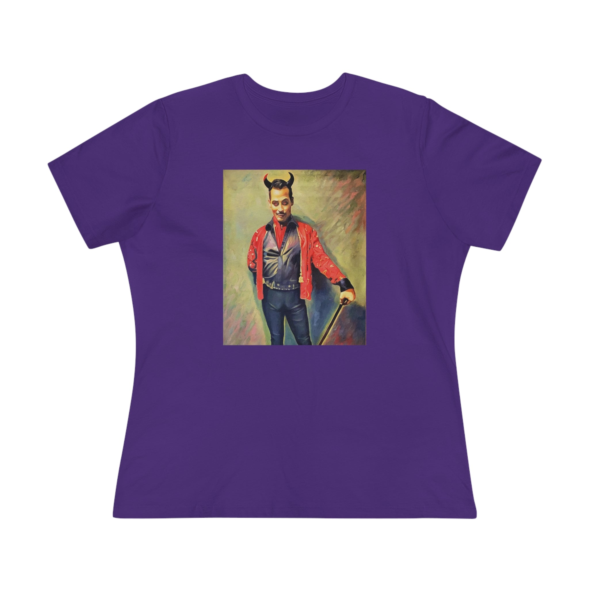 Scared & Alone "You Little Devil" by Richard-Lael Lillard Women's Premium Gallery Tee