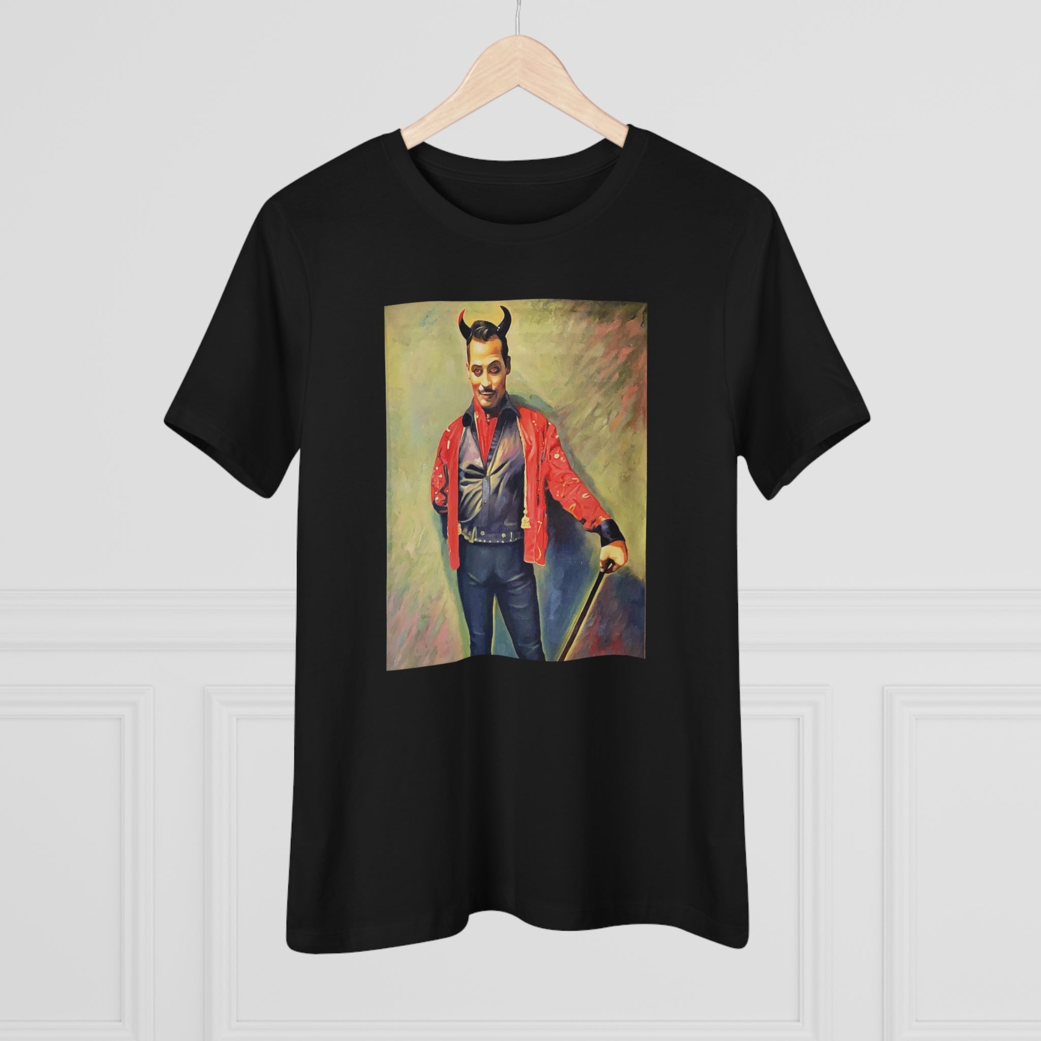 Scared & Alone "You Little Devil" by Richard-Lael Lillard Women's Premium Gallery Tee