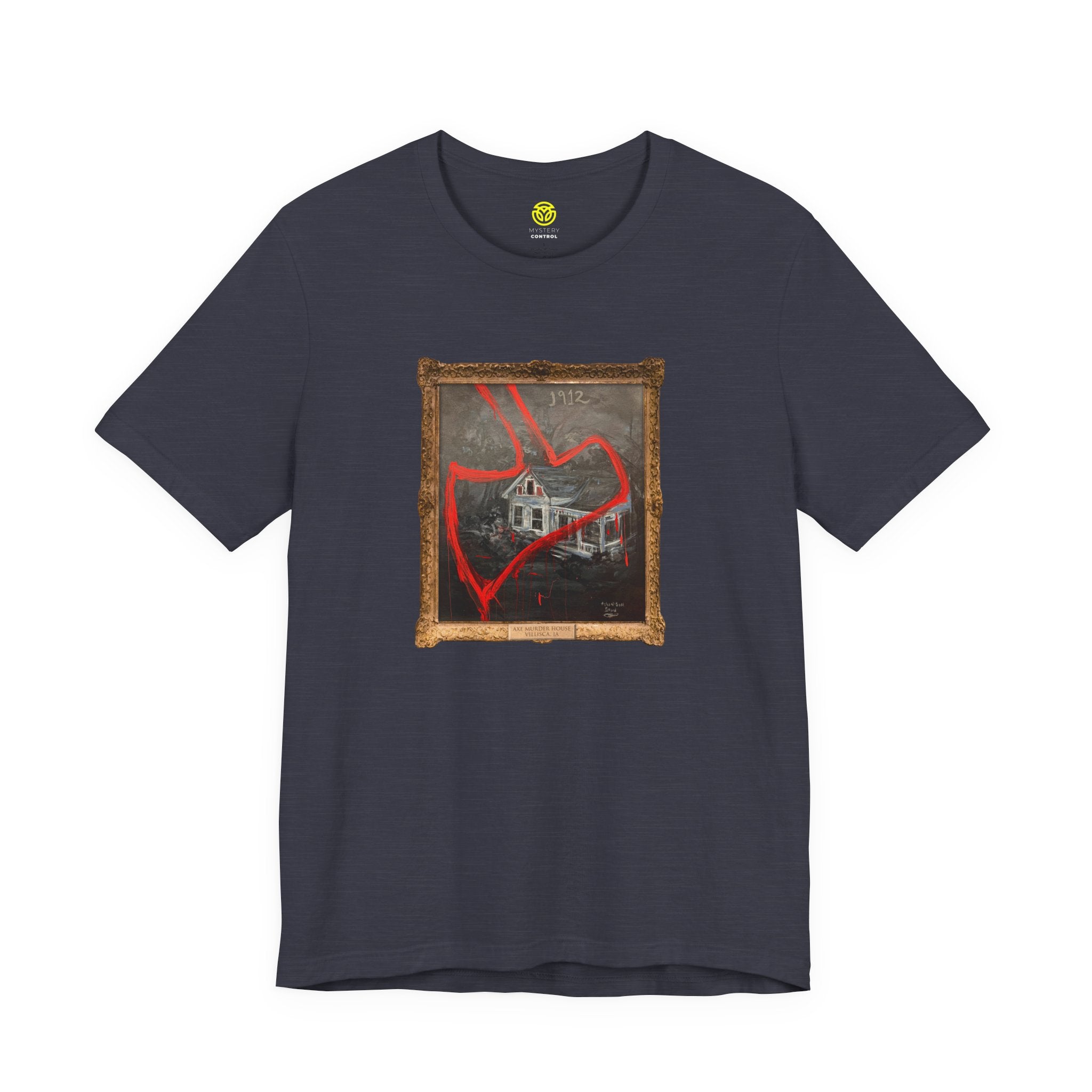 Scared & Alone Richard-Lael's "Villisca Axe Murder House" Unisex Gallery Tee (Single Image)