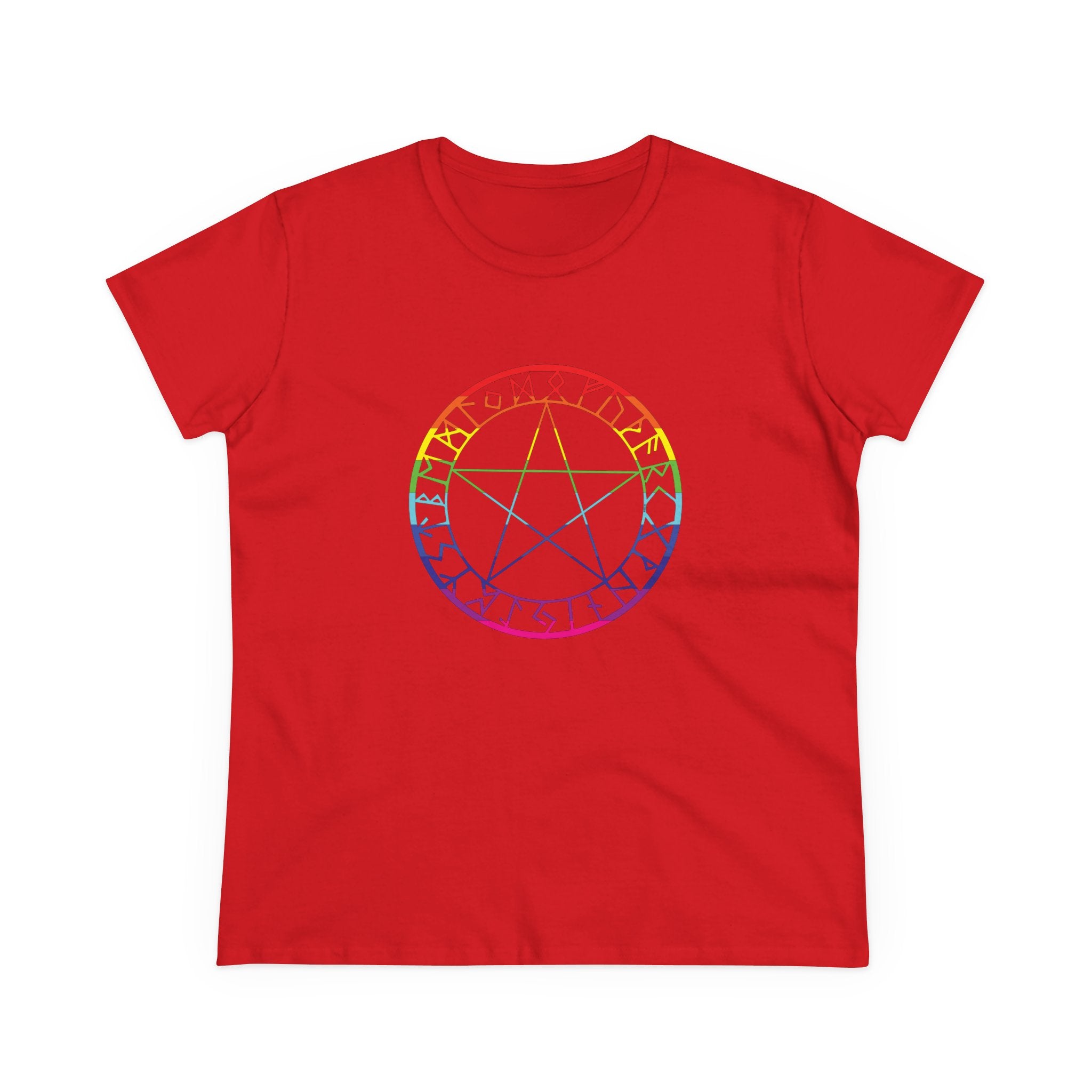 Spellcaster Women's Easy Tee - Rainbow Witch