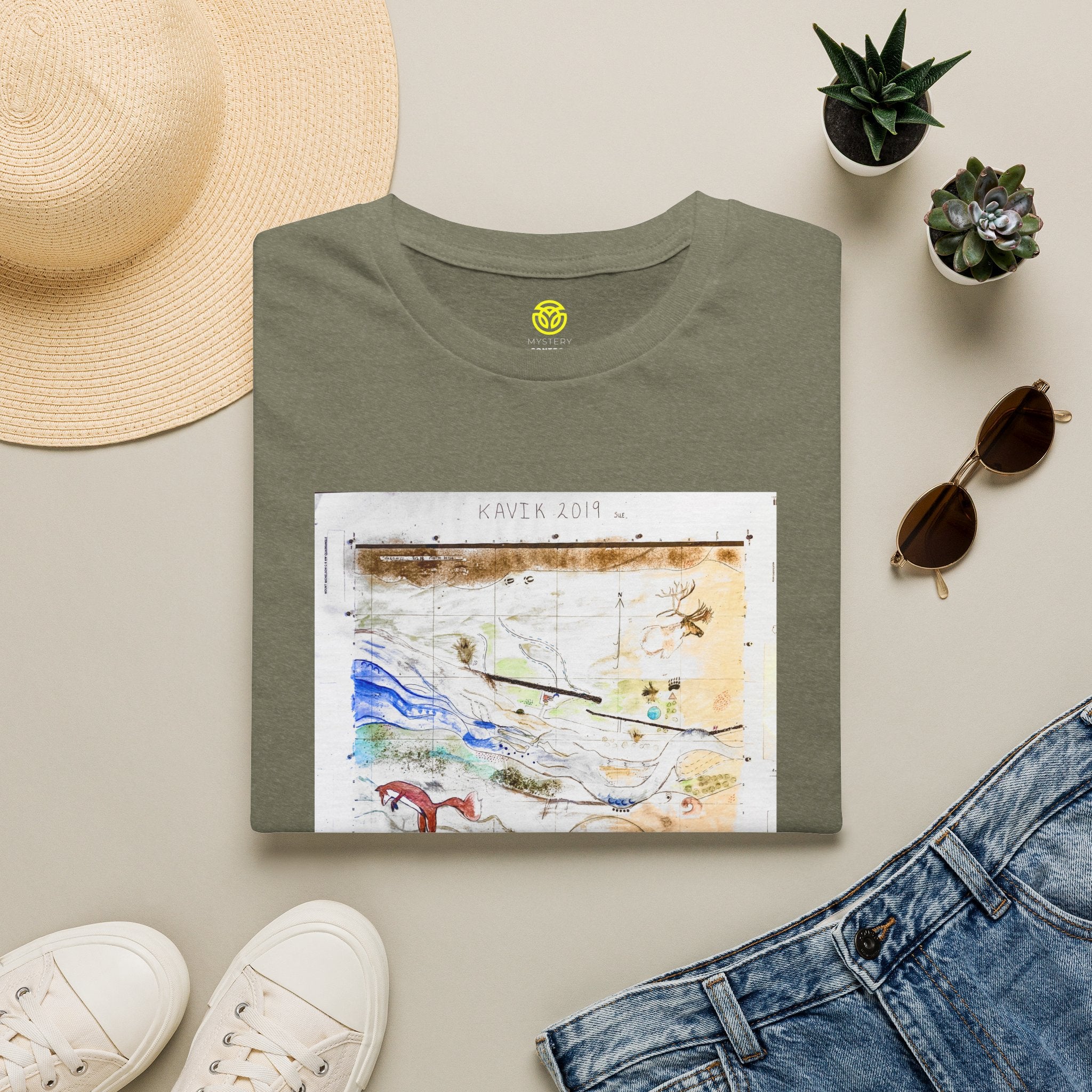 Sue's Kavik Map Unisex T-Shirt