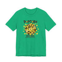 Popcorn Records Unisex Jersey Short Sleeve Tee