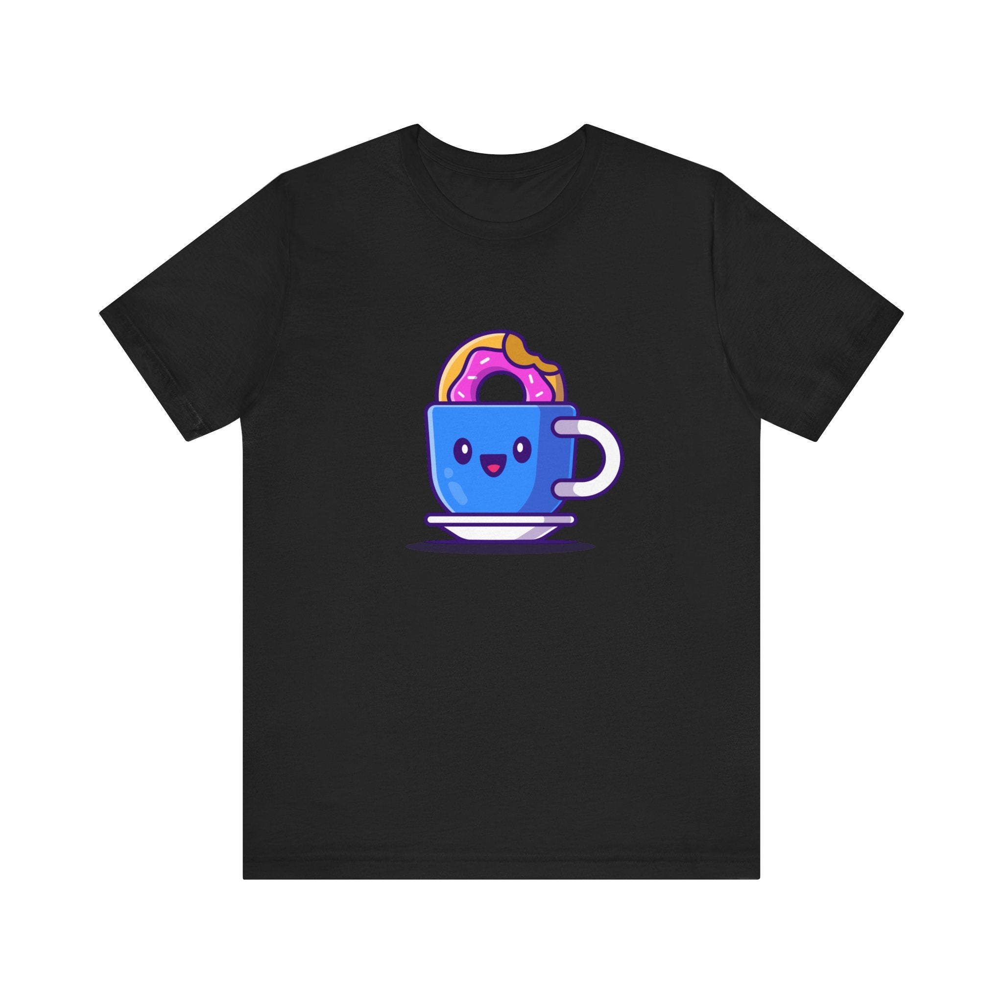 Coffee and Donut Unisex Jersey Short Sleeve Tee
