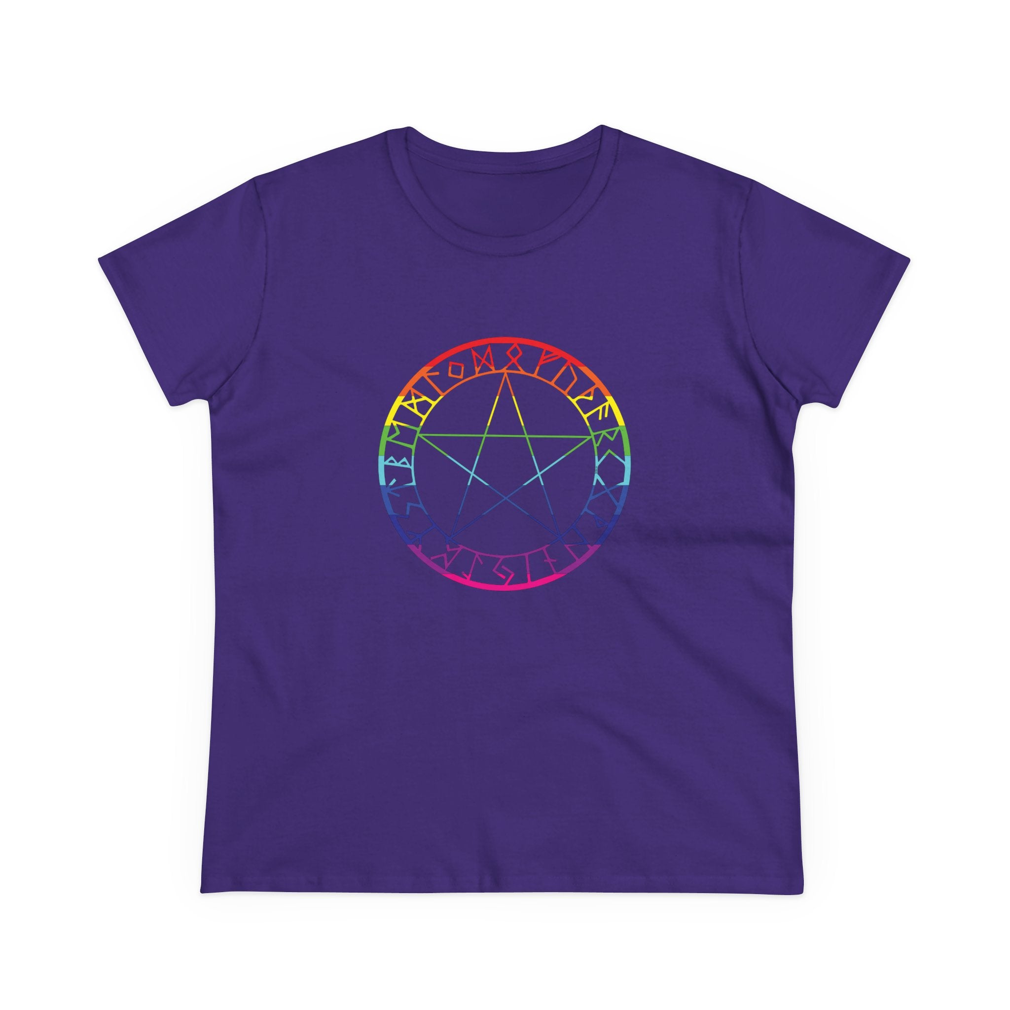 Spellcaster Women's Easy Tee - Rainbow Witch