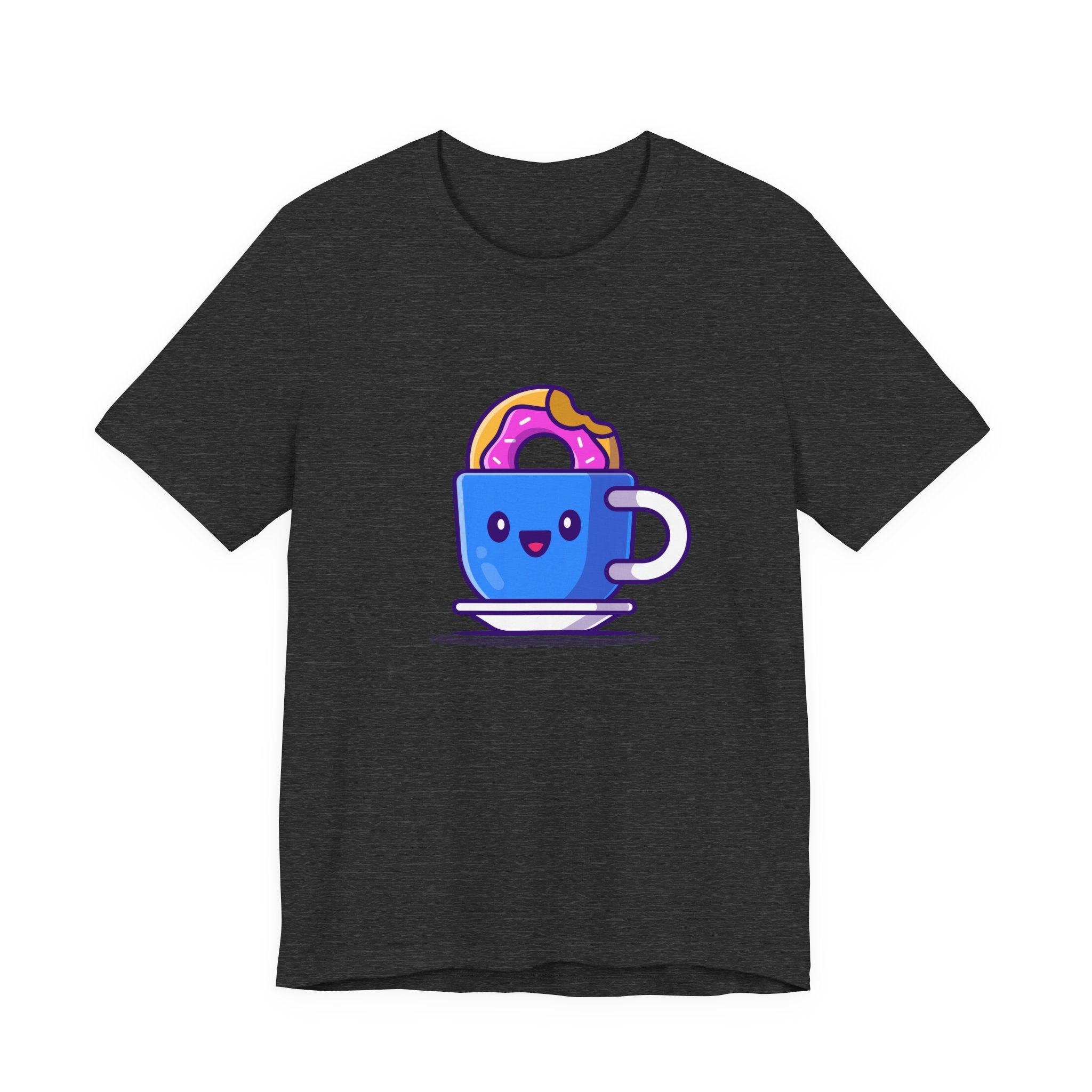 Coffee and Donut Unisex Jersey Short Sleeve Tee