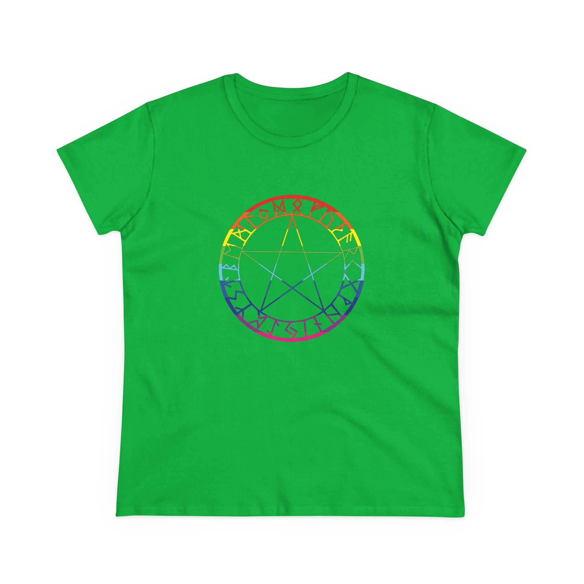 Spellcaster Women's Easy Tee - Rainbow Witch