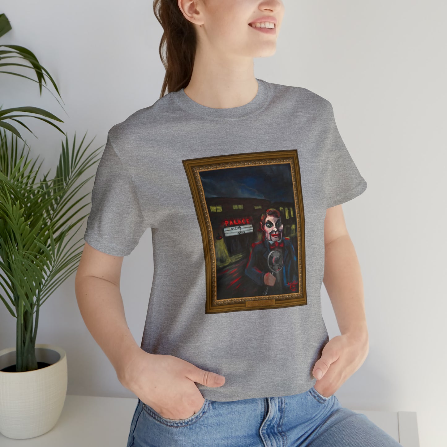 Scared & Alone Richard-Lael's  "The Palace Theater" Unisex Gallery Tee (Single Image)