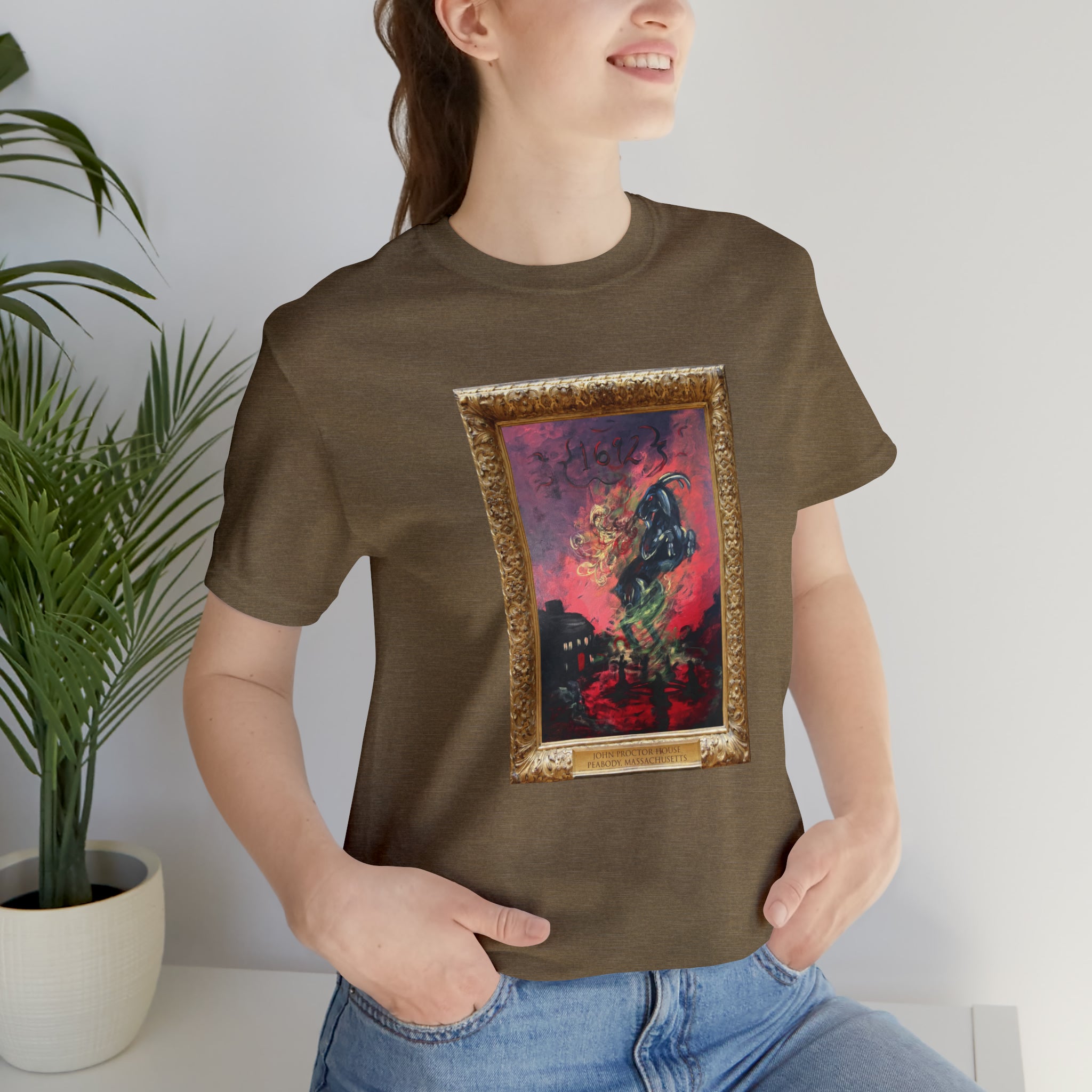 Scared & Alone Richard-Lael's "Proctor House" Unisex Gallery Tee (Single Image)