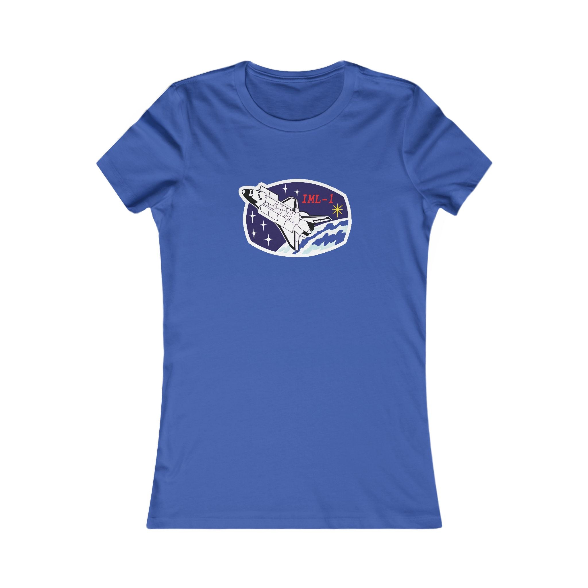 Space Lab Women's Fitted Tee - Space Exploration