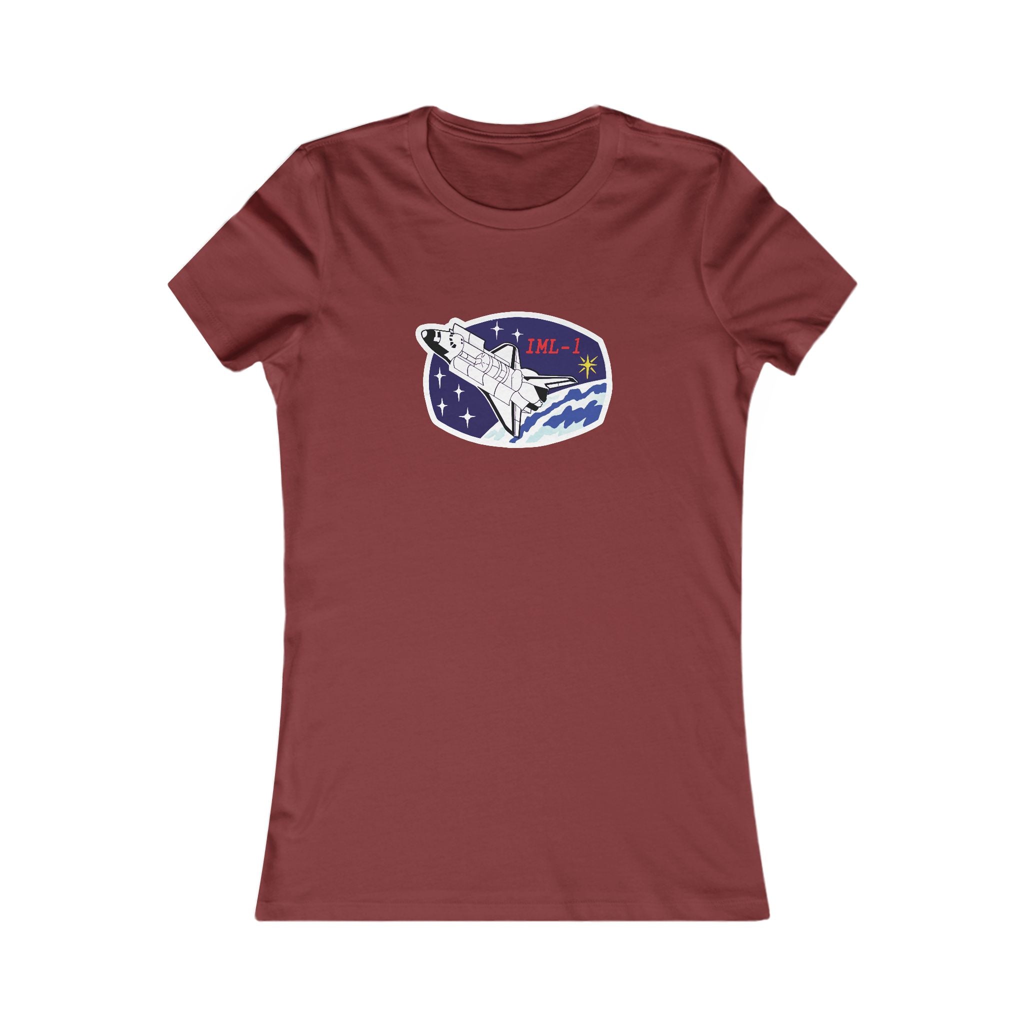 Space Lab Women's Fitted Tee - Space Exploration