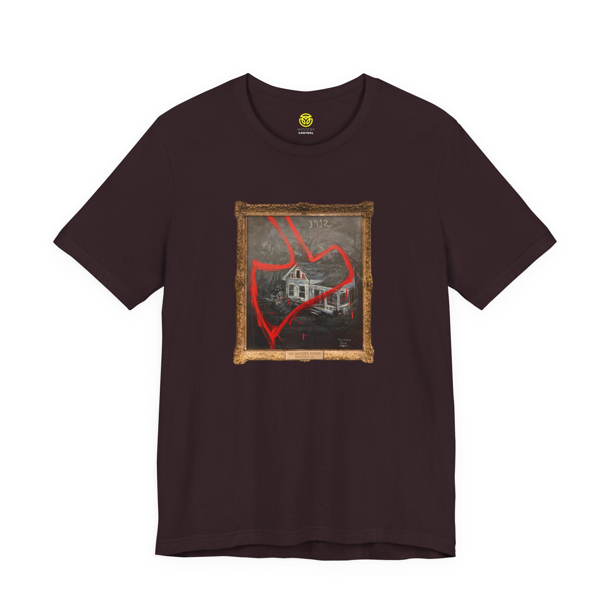 Scared & Alone Richard-Lael's "Villisca Axe Murder House" Unisex Gallery Tee (Single Image)