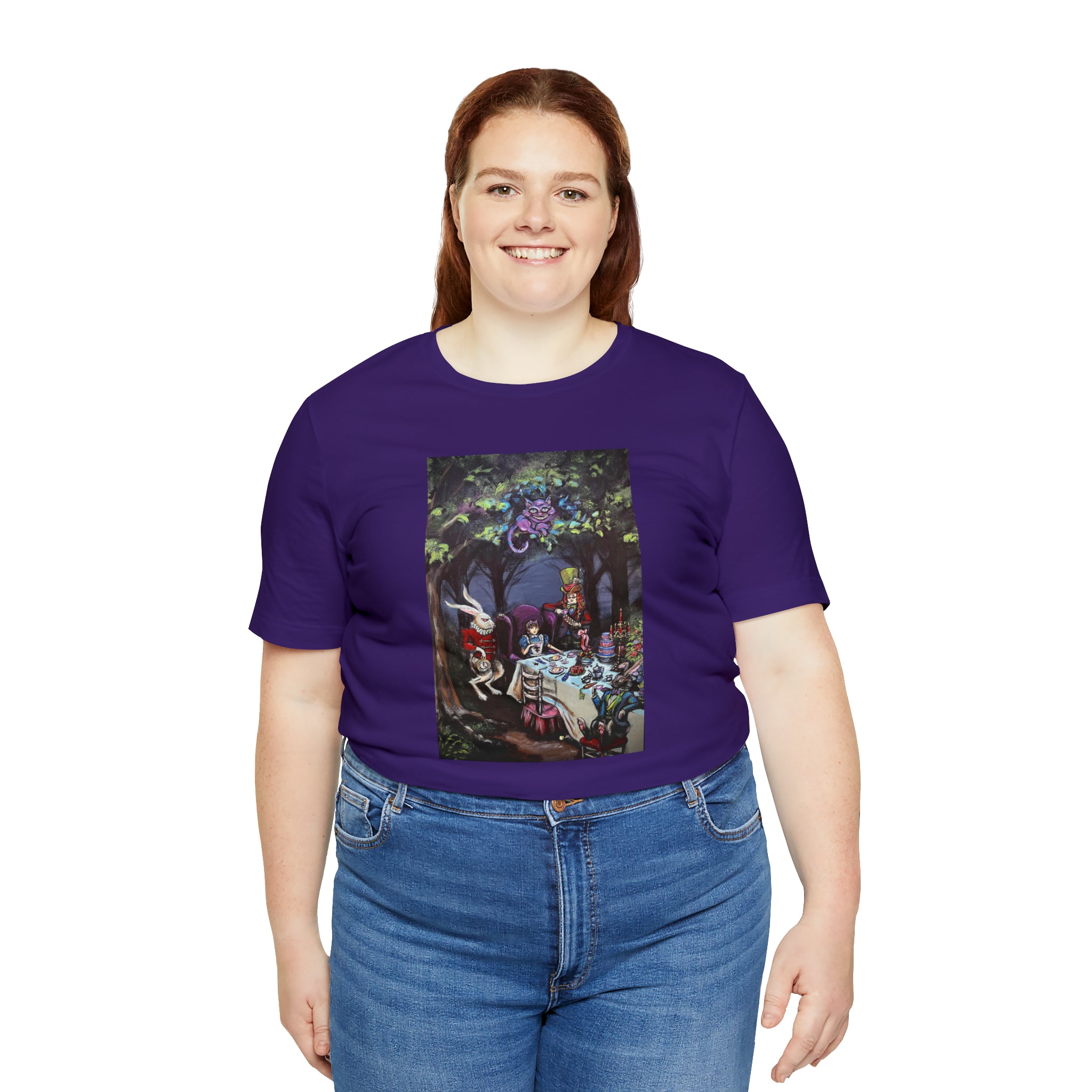 Scared & Alone Richard Lael's "Mad Hatter's Tea Party" Unisex Gallery Tee