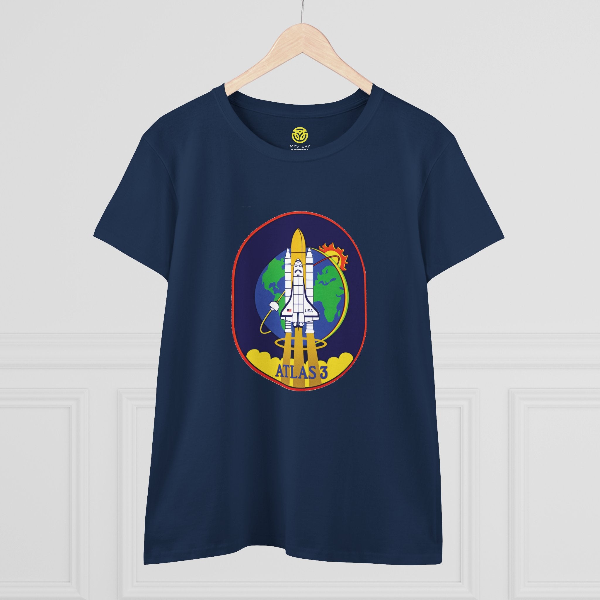 Suborbital Flight Women's Fitted Tee - Space Exploration