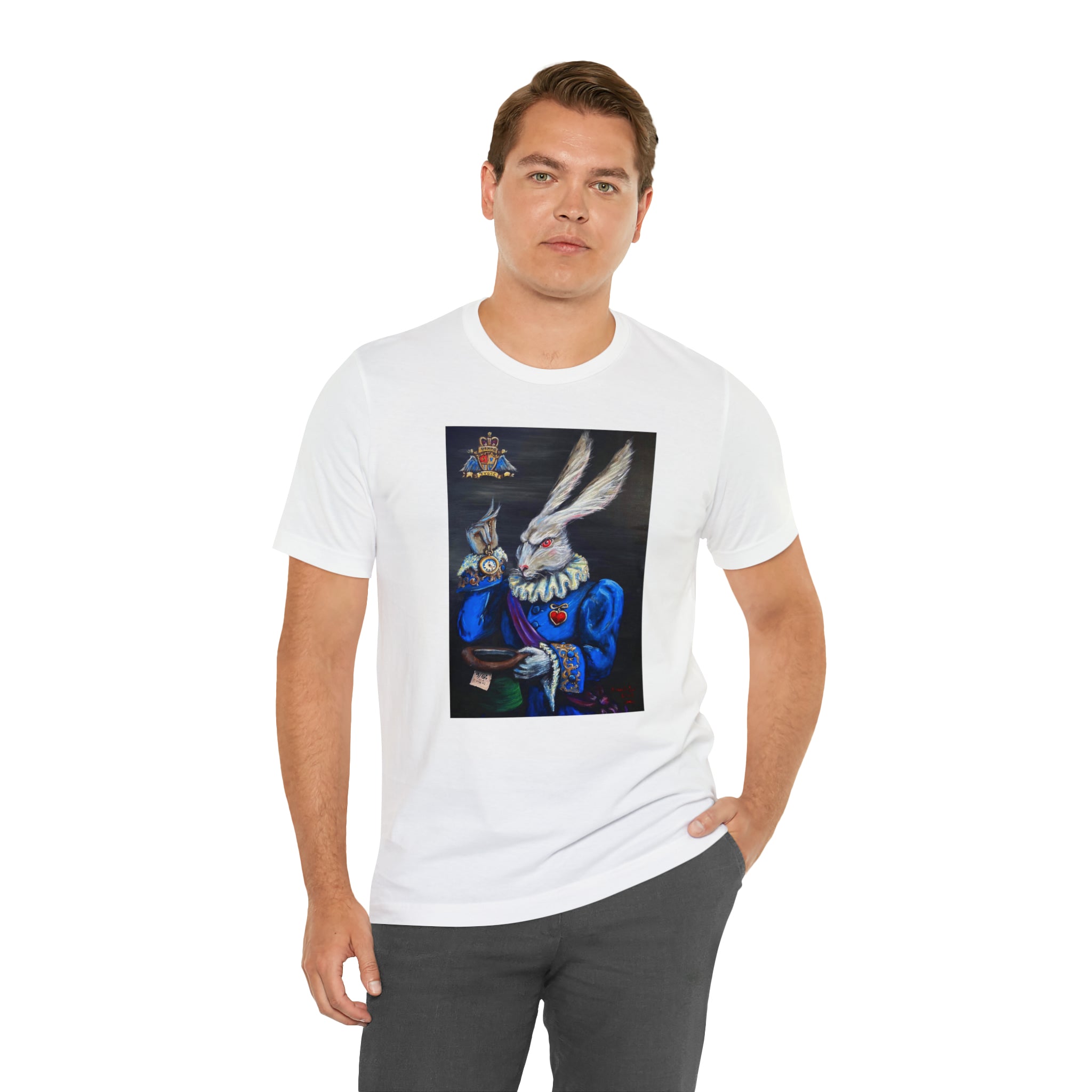 Scared & Alone Richard Lael's "It's Late" Unisex Gallery Tee