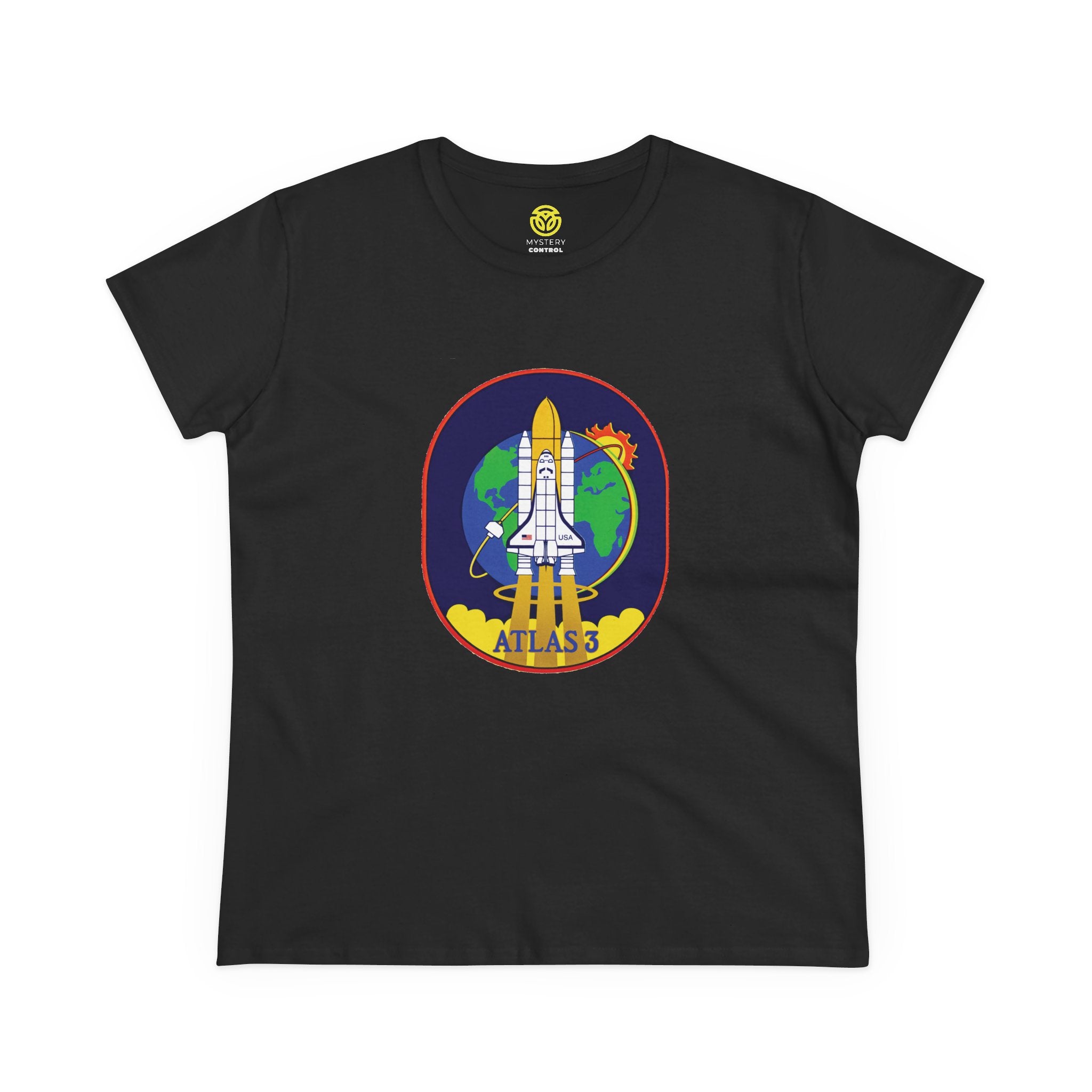 Suborbital Flight Women's Fitted Tee - Space Exploration