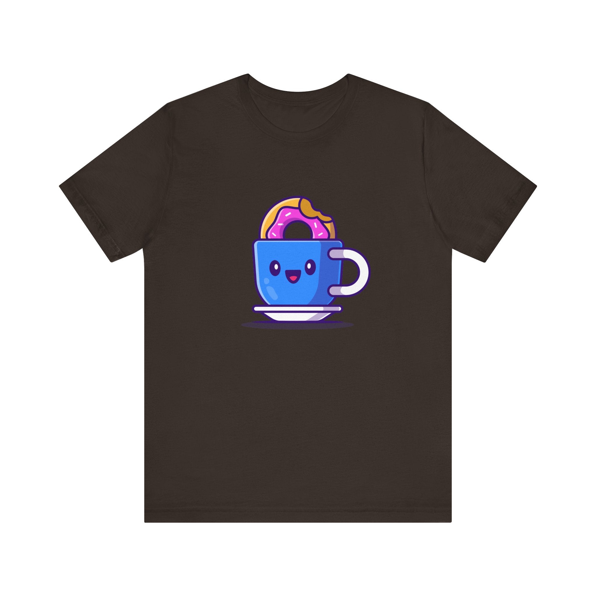 Coffee and Donut Unisex Jersey Short Sleeve Tee