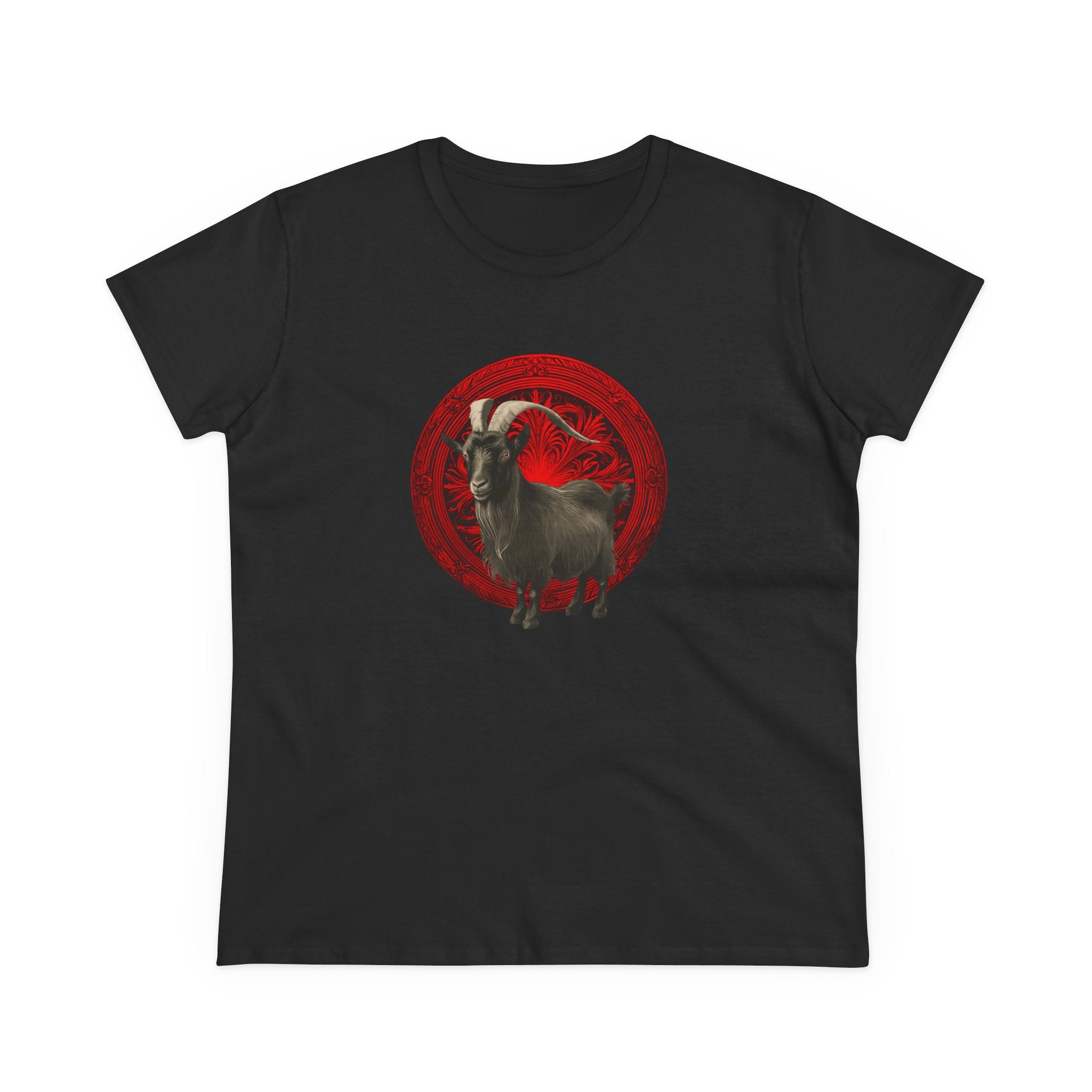 The Witch's Movie Coven "Movie Goat - Red" Women's Midweight Tee