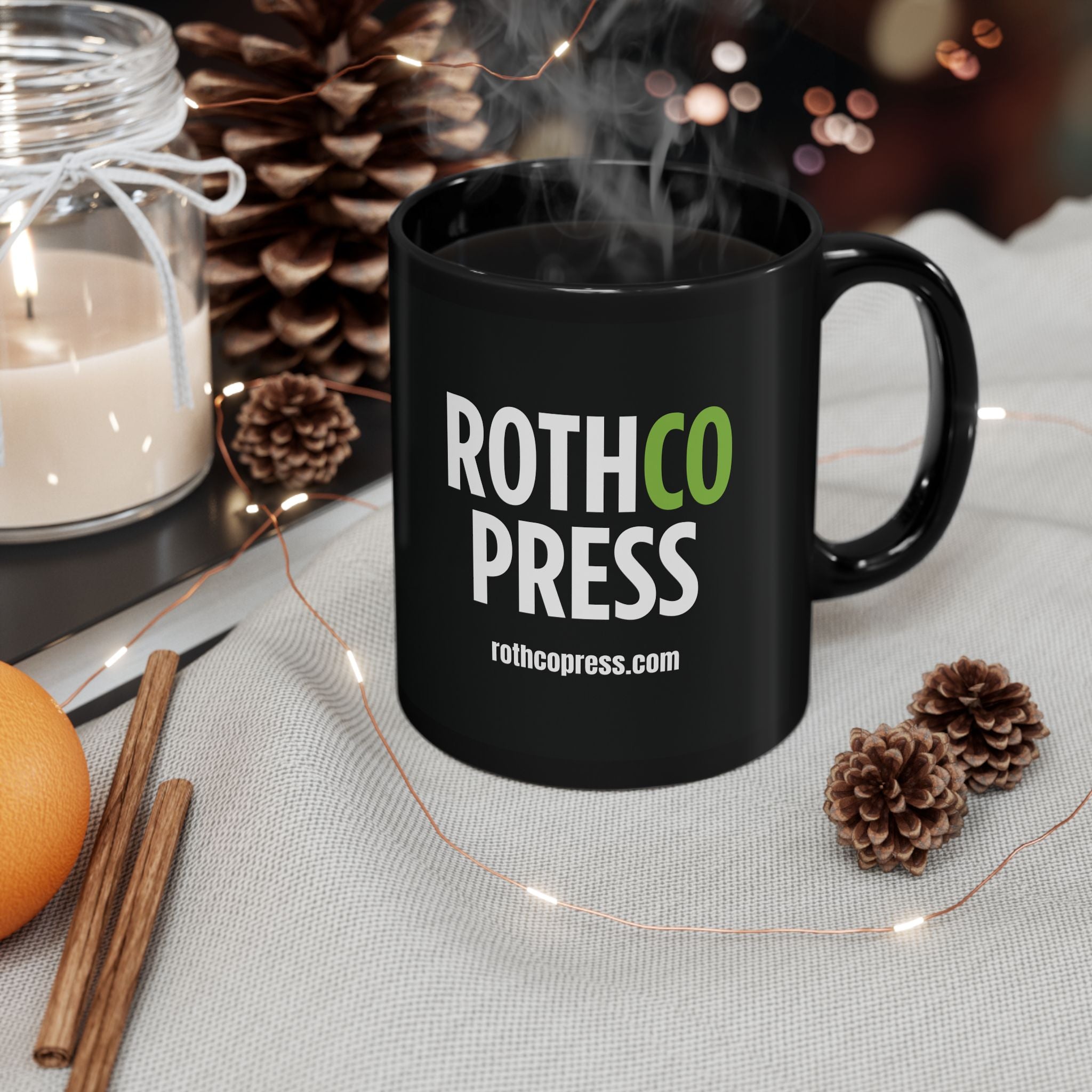 Rothco Press 11oz Black Mug