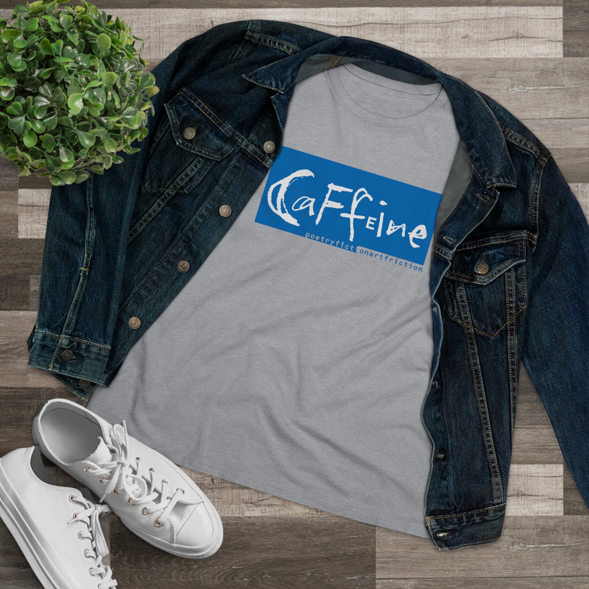 Caffeine Side 1 Women's Premium Tee