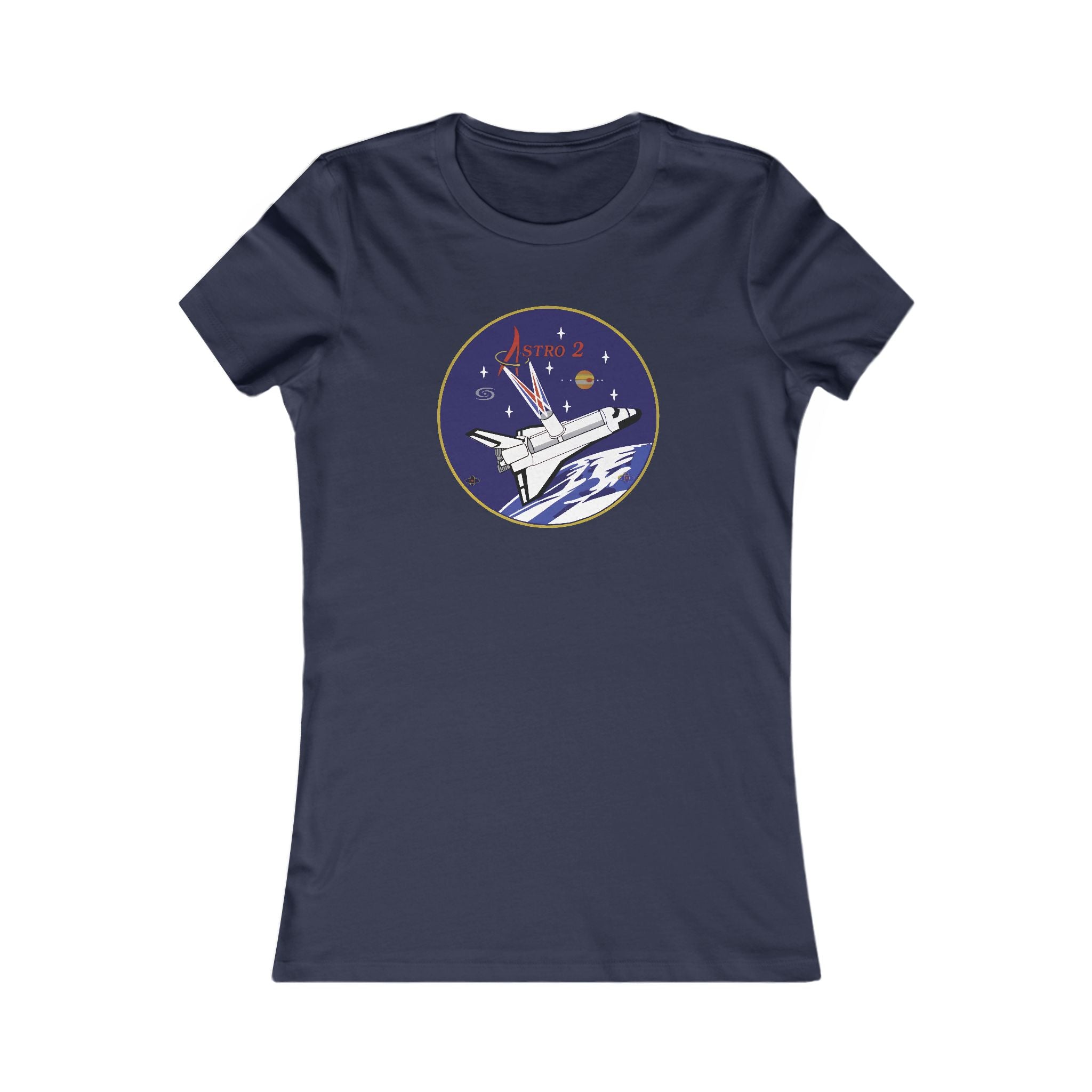 Astro 2 Ultraviolet Telescope Mission Women's Fitted Tee - Space Exploration