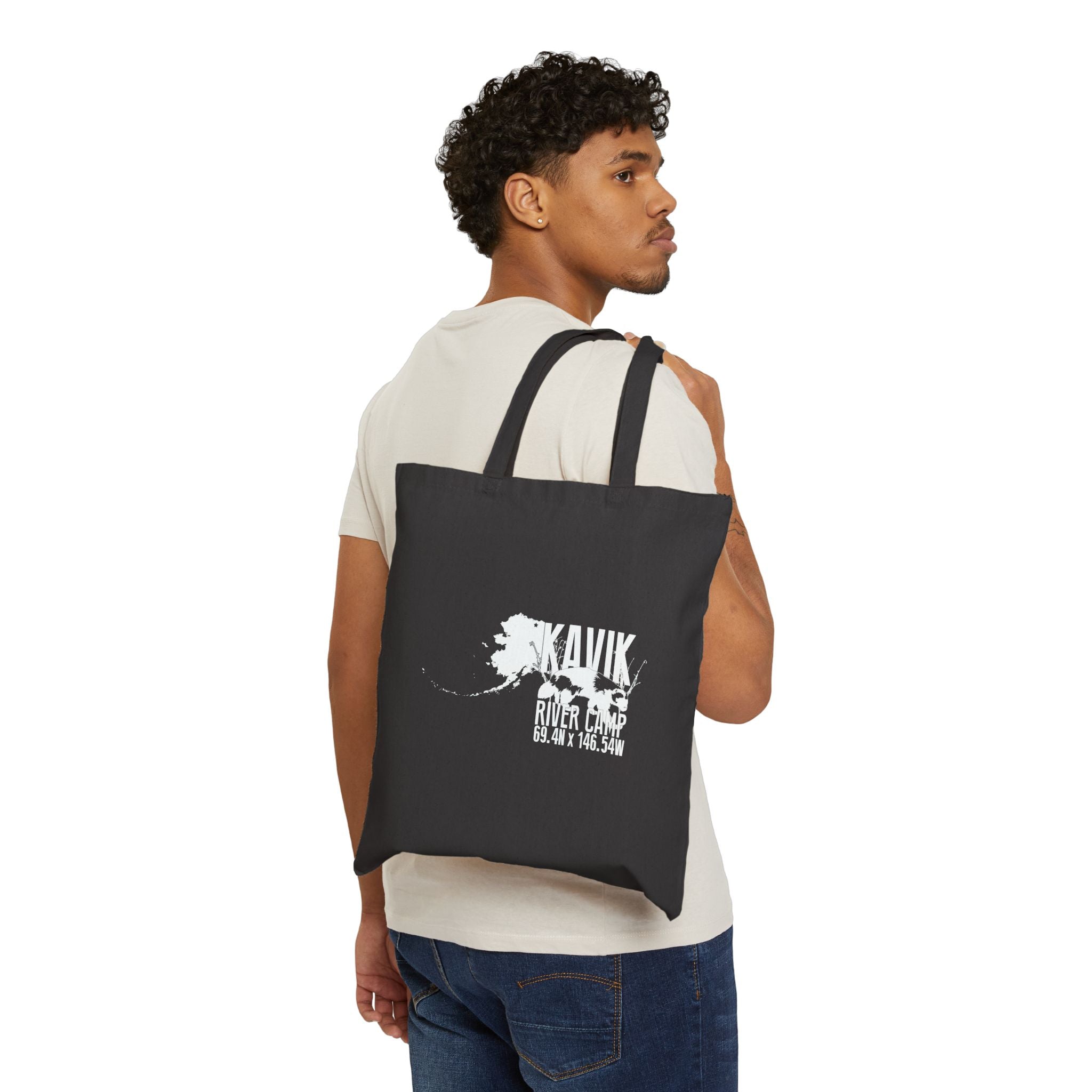 Sue's Kavik Logo Cotton Canvas Tote