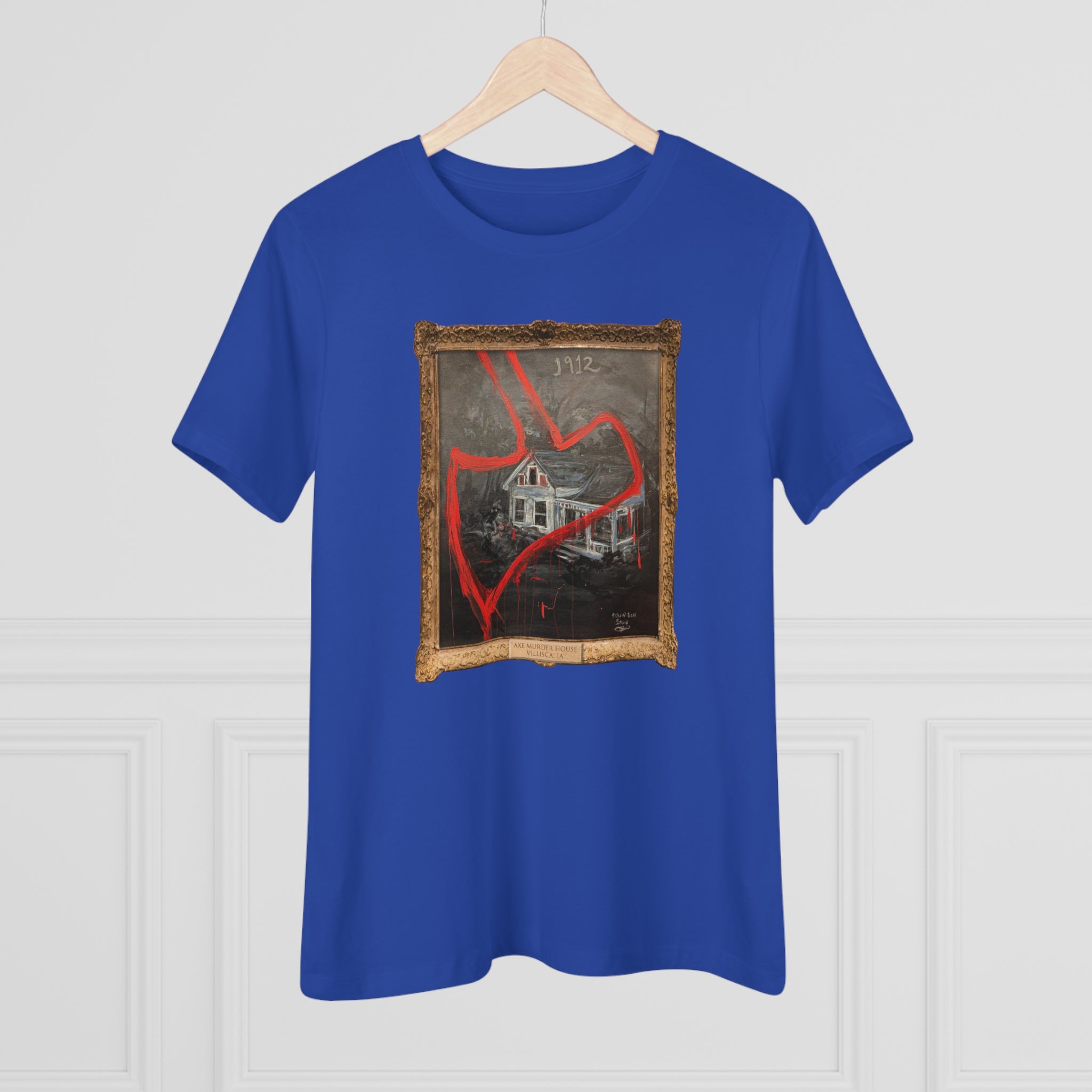 Scared & Alone Richard-Lael Lillard's "Villisca" Women's Premium Gallery Tee