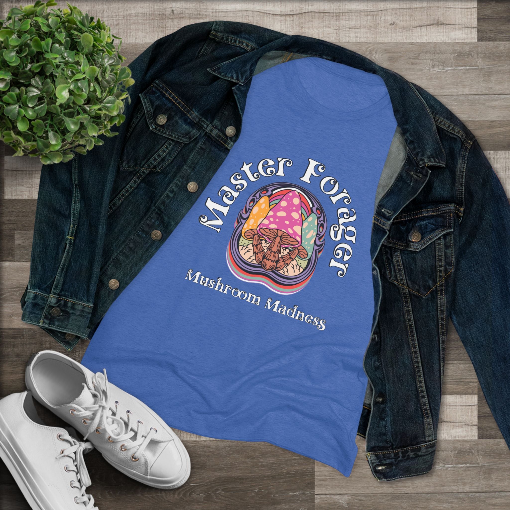 Master Forager "Mushroom Madness" World Tour Women's Triblend Tee
