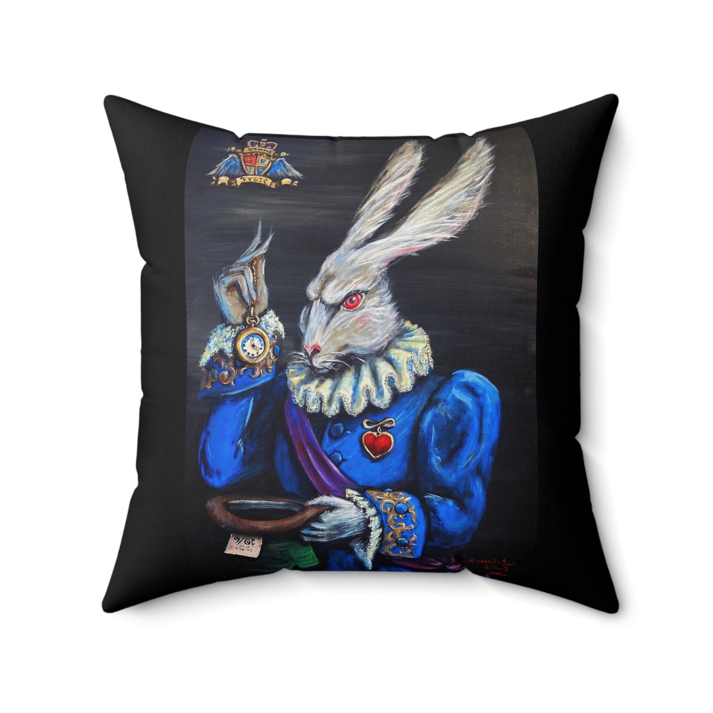 Scared & Alone Richard-Lael Lillard's "It's Late" Square Gallery Pillow