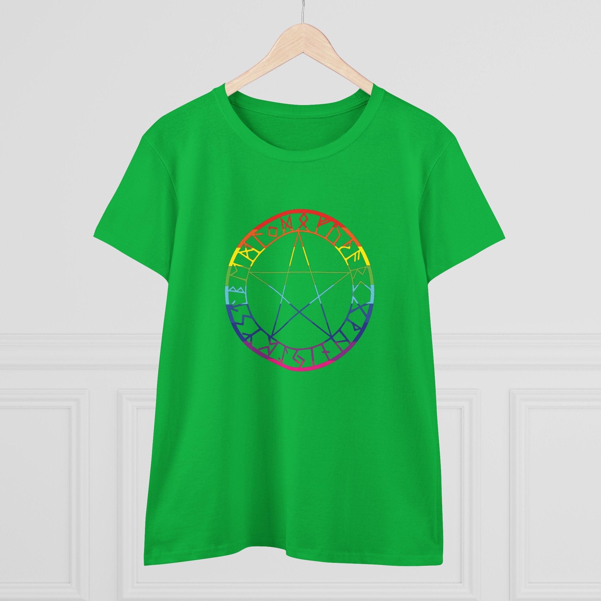 Spellcaster Women's Easy Tee - Rainbow Witch