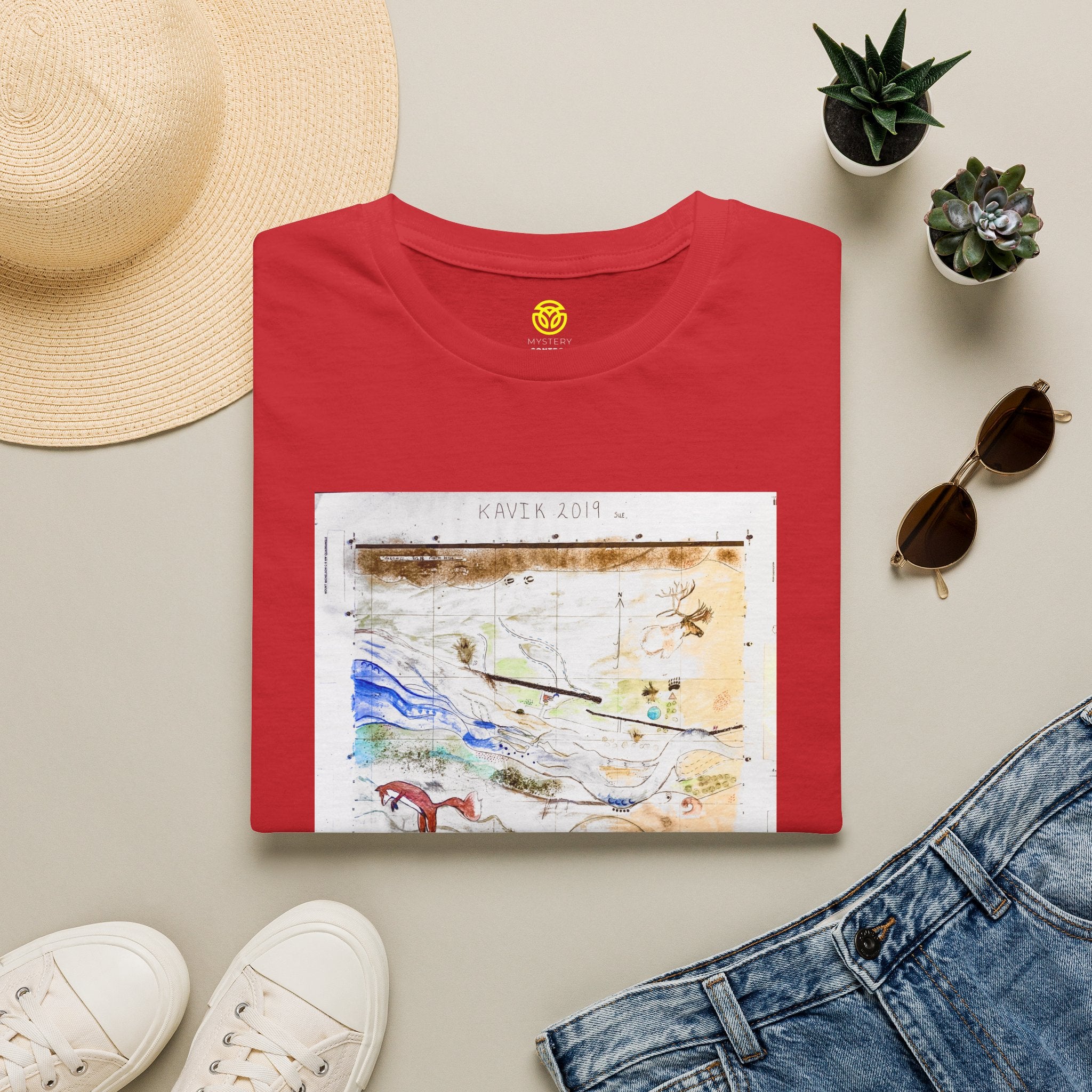 Sue's Kavik Map Unisex T-Shirt