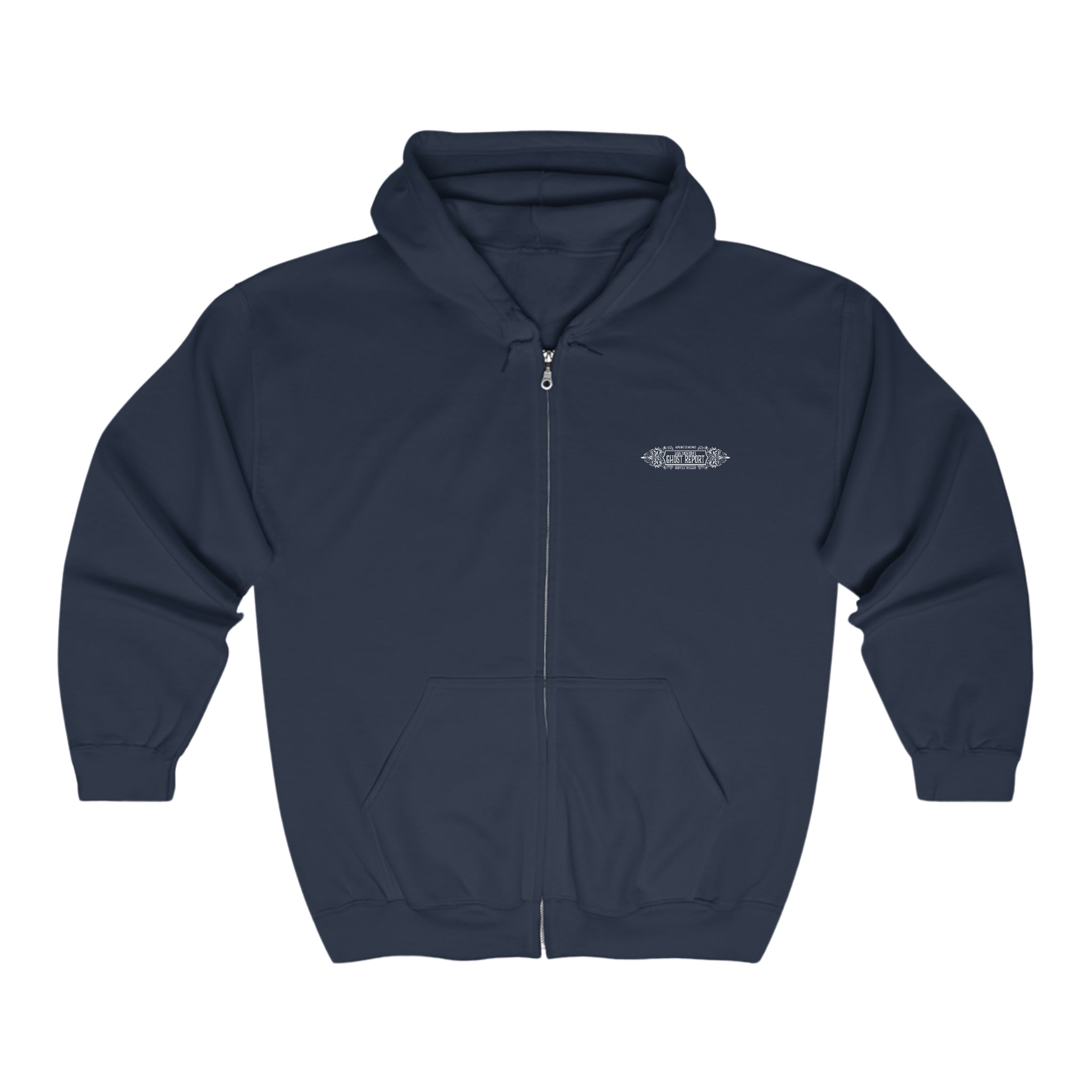 Ghost Report "Ghost Reporter" Unisex Heavy Blend™ Full Zip Hoodie