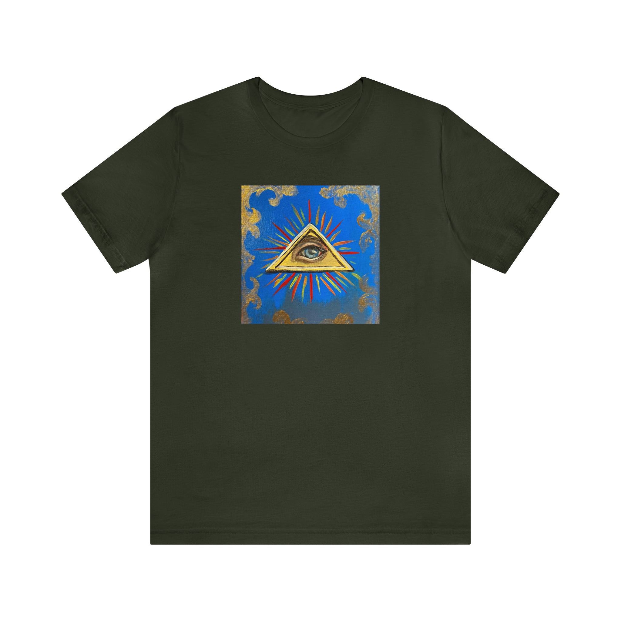 Scared & Alone Richard Lael's "All-Seeing Eye" Unisex Gallery Tee