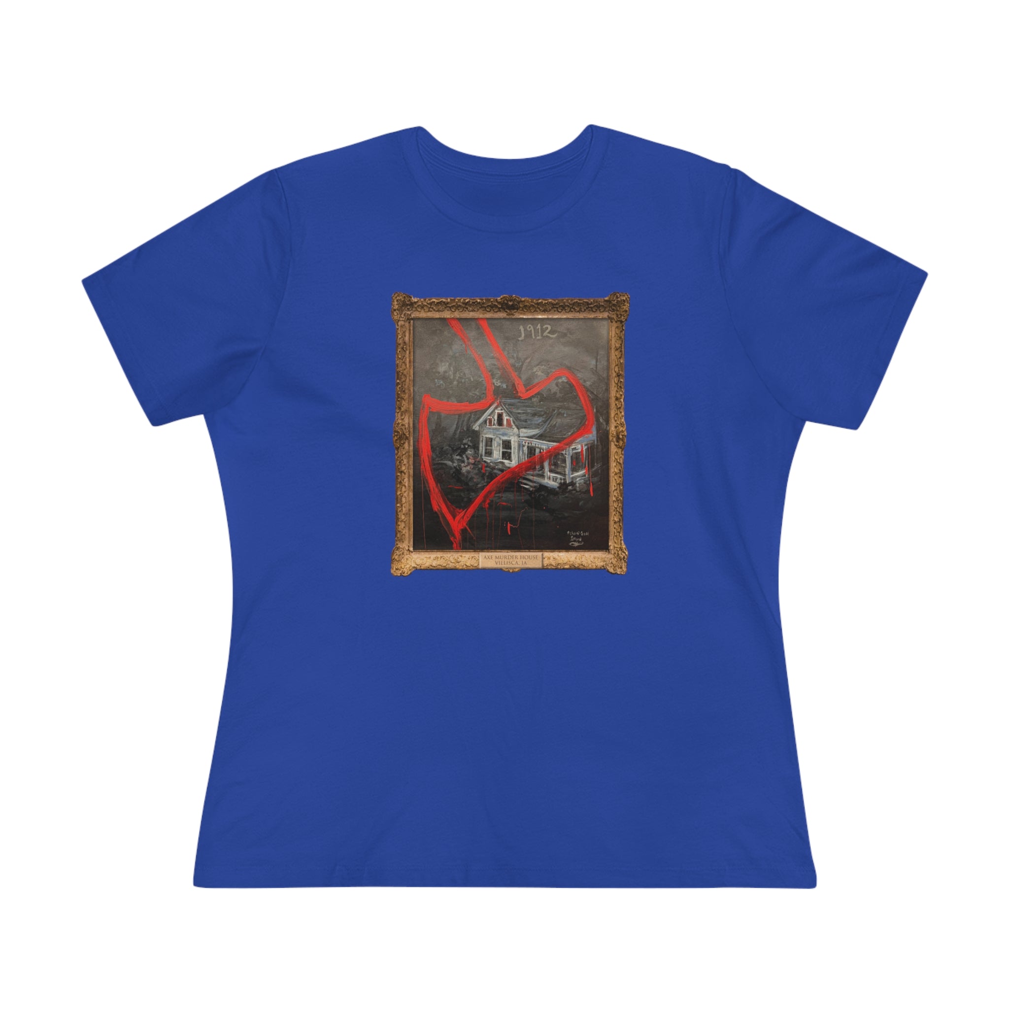 Scared & Alone Richard-Lael Lillard's "Villisca" Women's Premium Gallery Tee