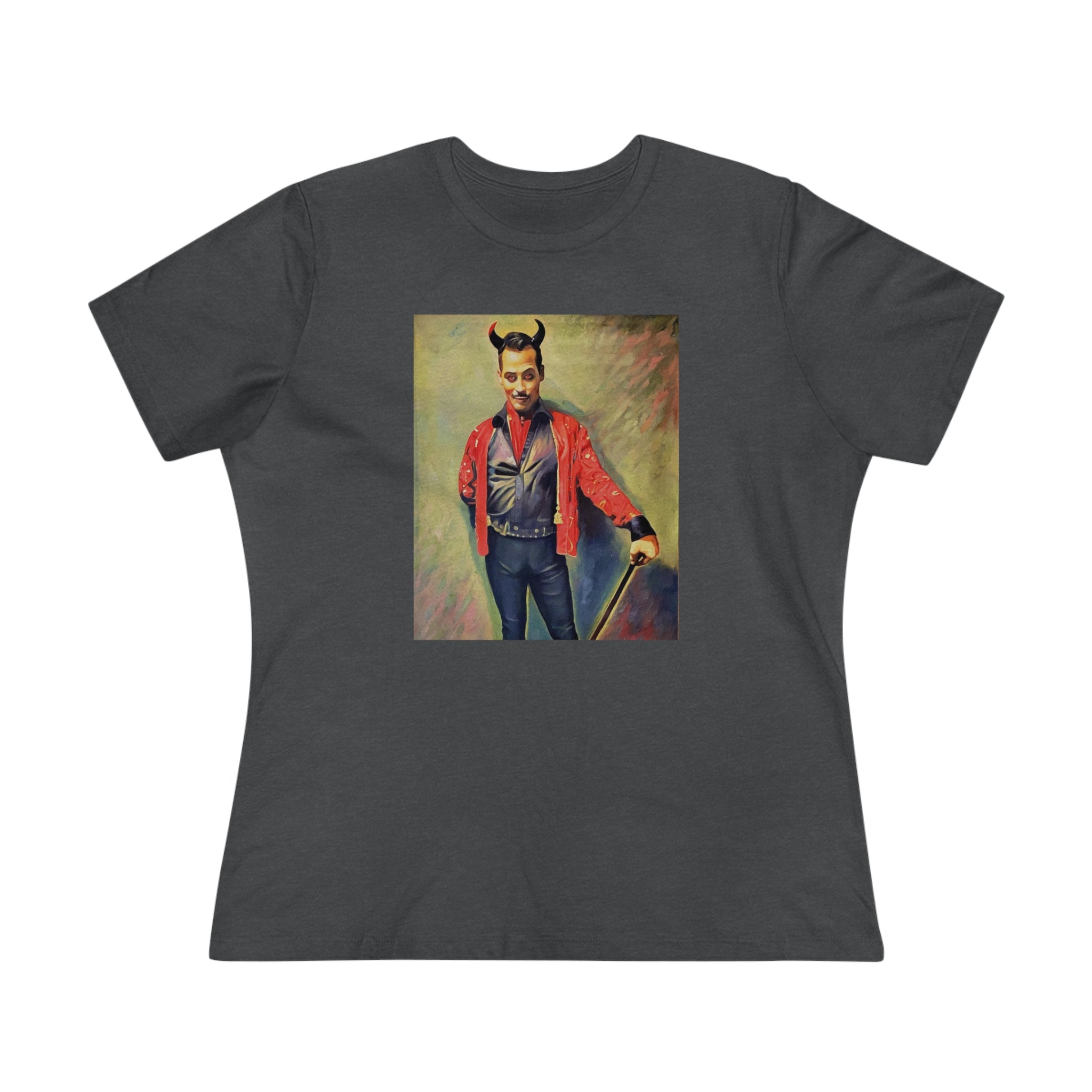 Scared & Alone "You Little Devil" by Richard-Lael Lillard Women's Premium Gallery Tee