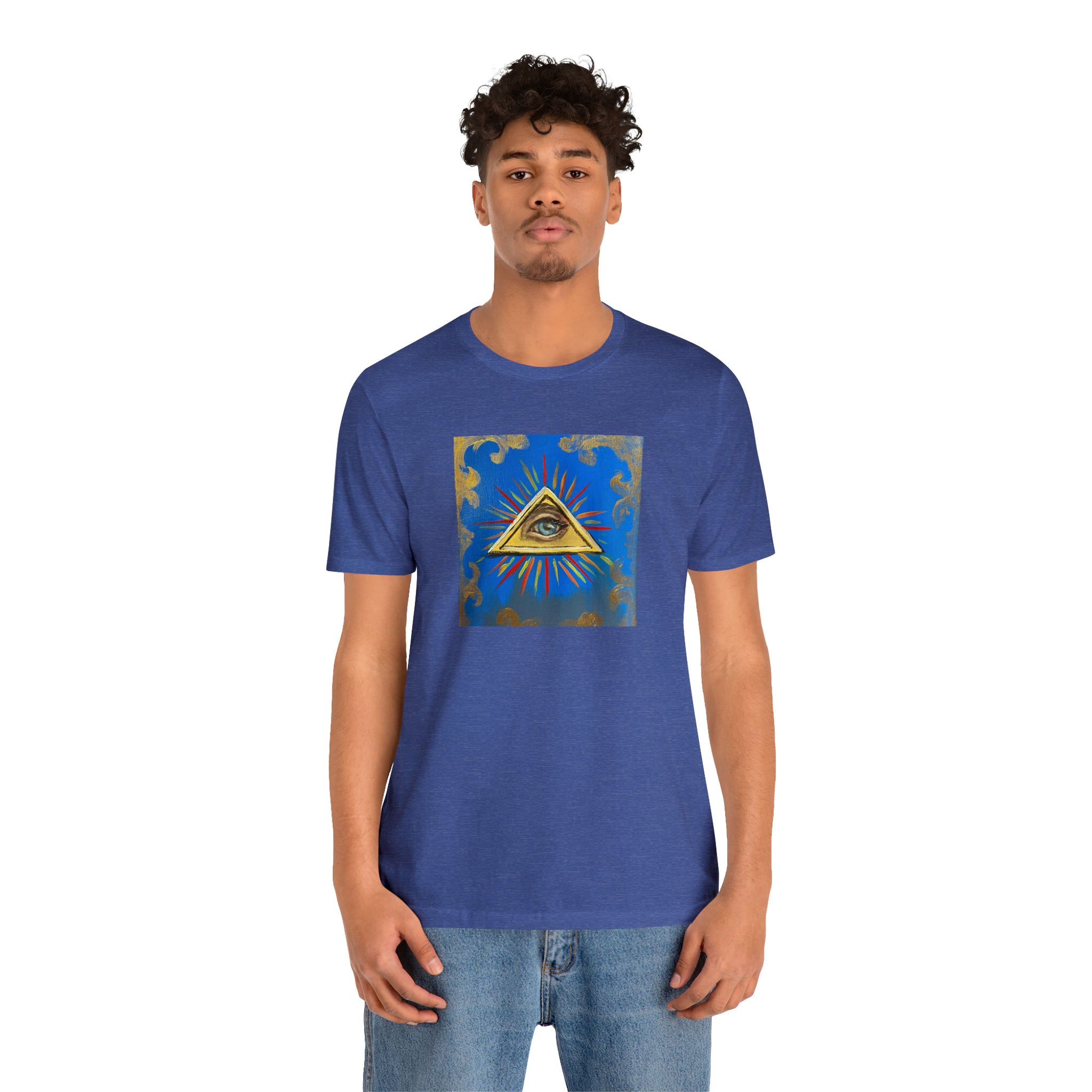 Scared & Alone Richard Lael's "All-Seeing Eye" Unisex Gallery Tee