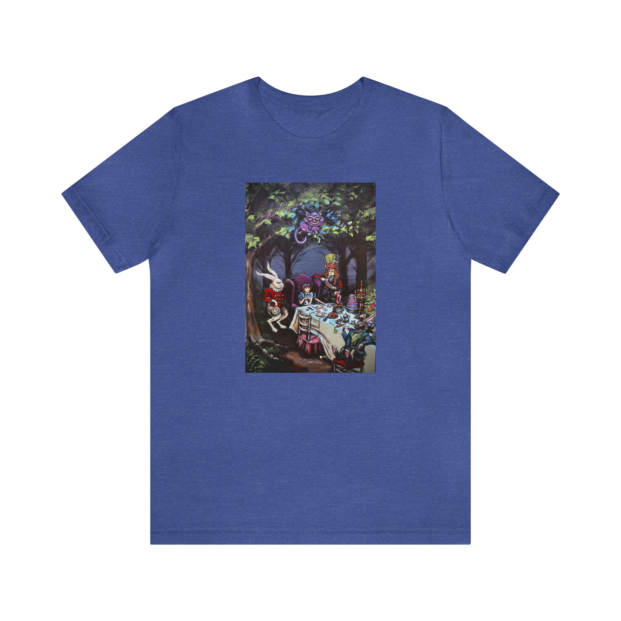 Scared & Alone Richard Lael's "Mad Hatter's Tea Party" Unisex Gallery Tee