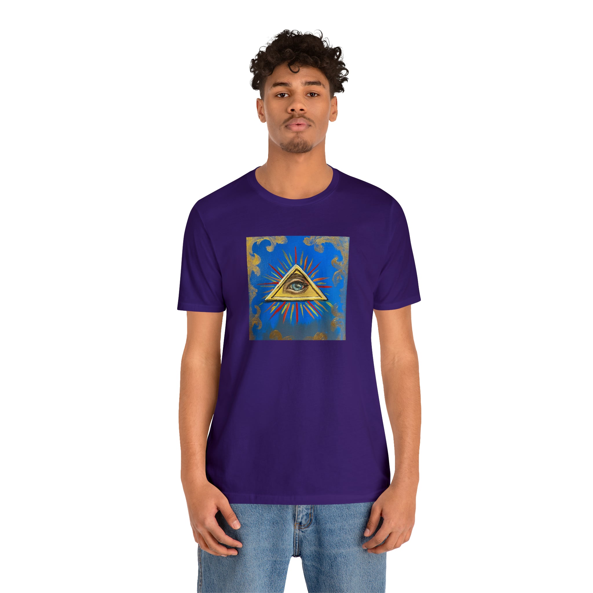 Scared & Alone Richard Lael's "All-Seeing Eye" Unisex Gallery Tee